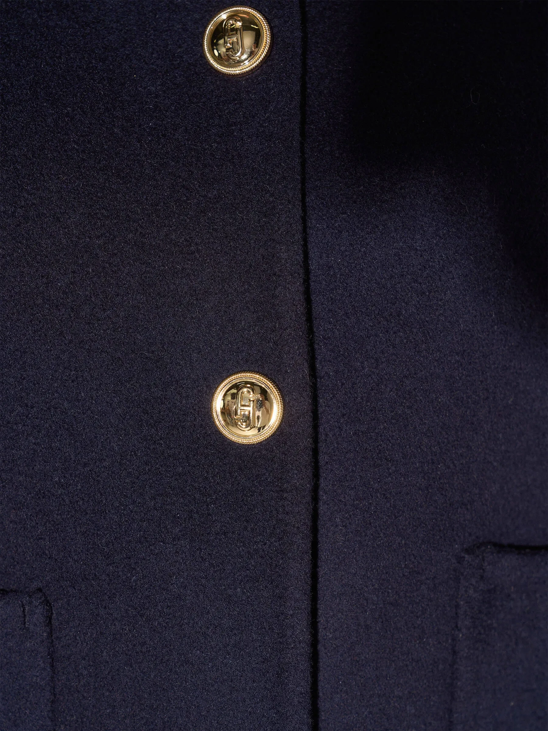 Cashmere Jack Dames Kort Vince Double Faced Blauw