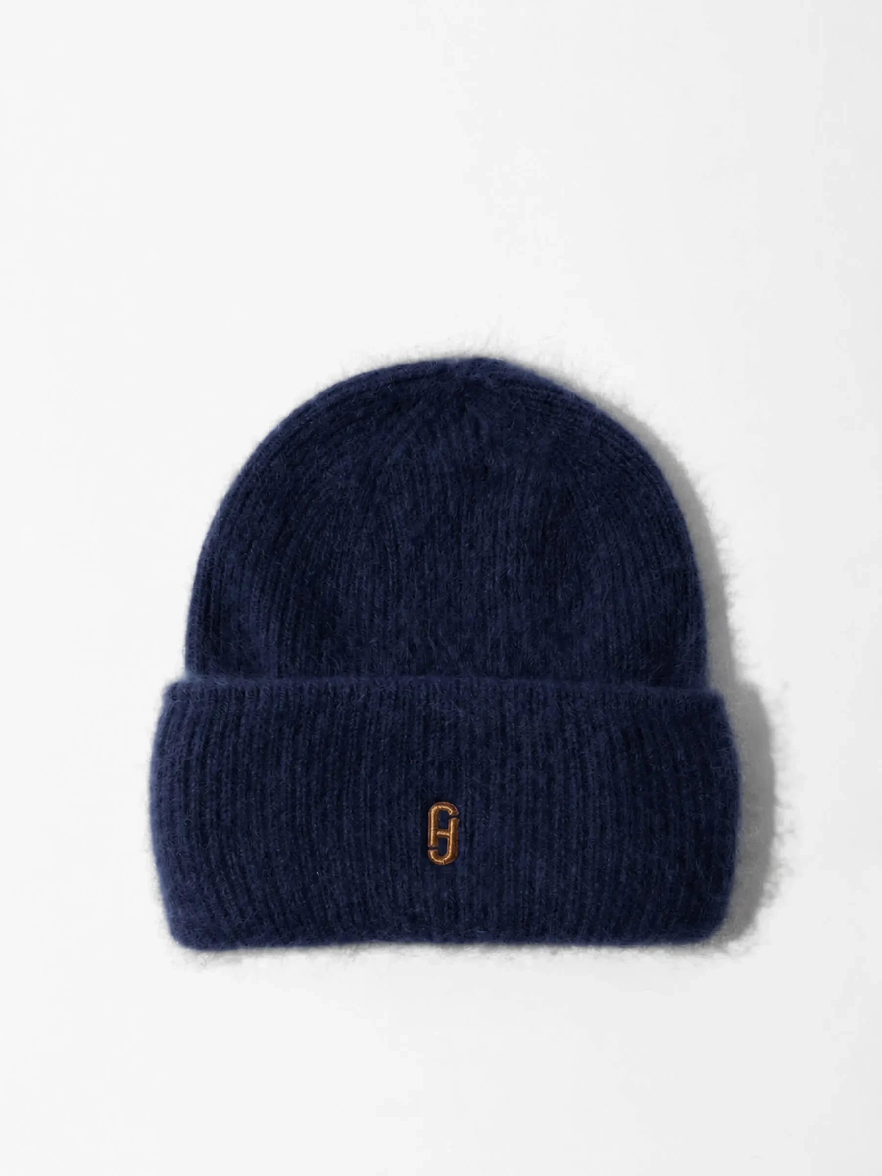 Cashmere Muts Brushed Jett Donker Blauw