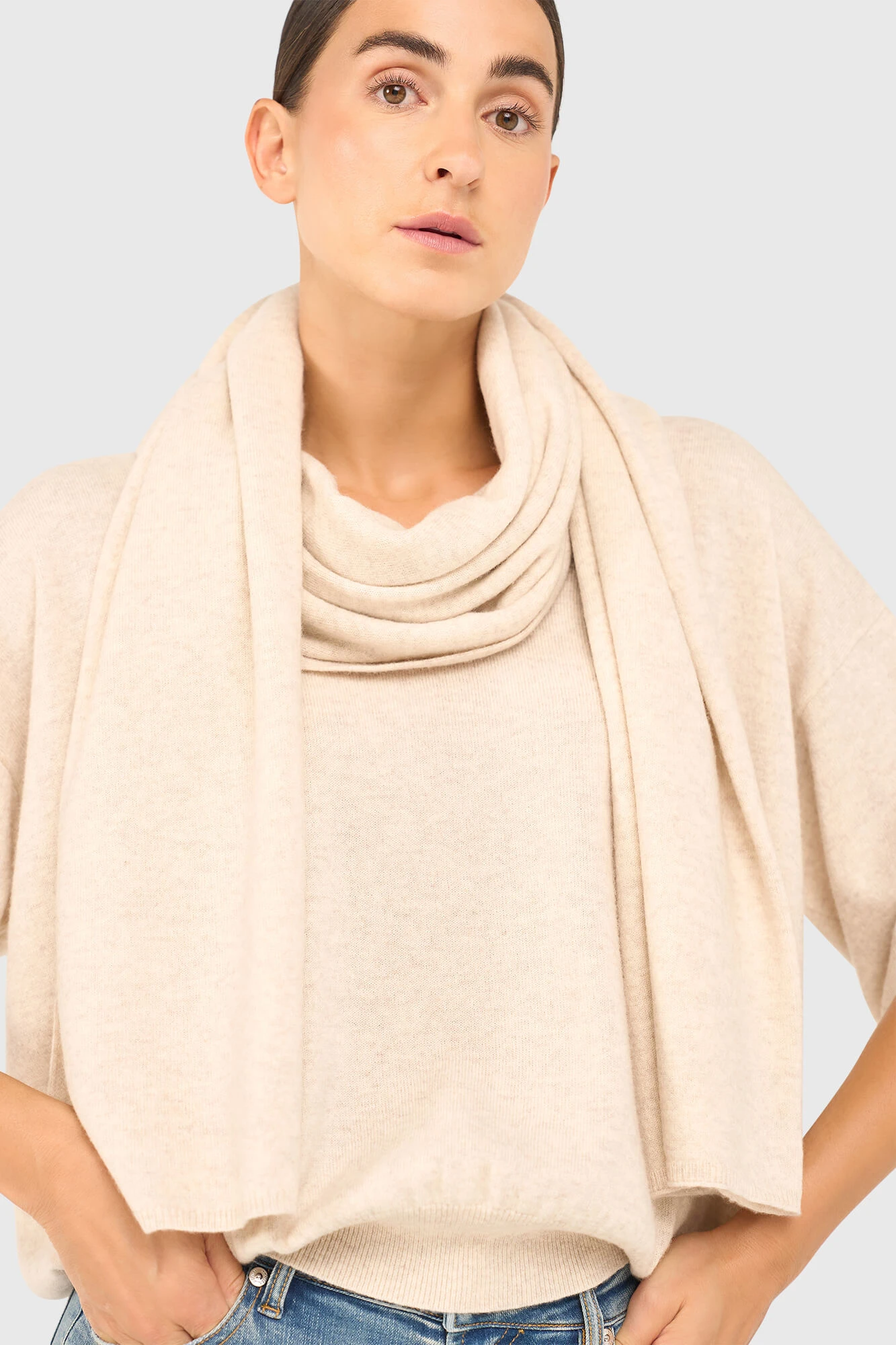 Santos Sjaal Beige