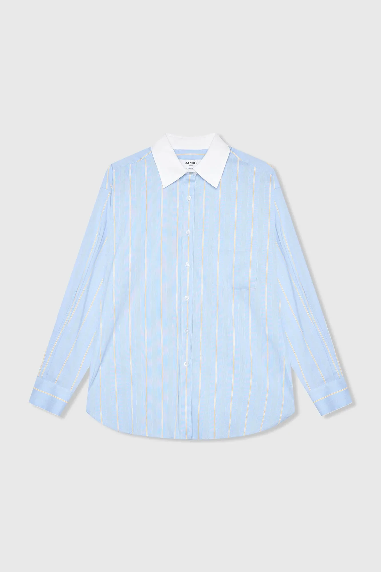 Dames Blouse Gestreept Blauw Kygo