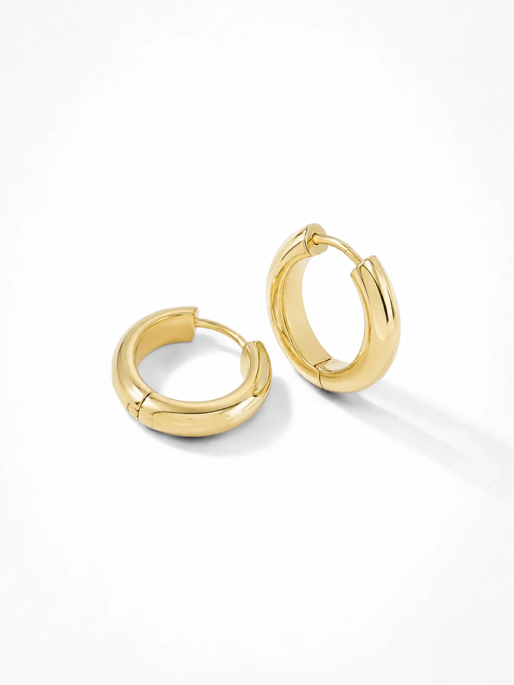 Gouden Oorbellen Hoops Creolen Aspen Small