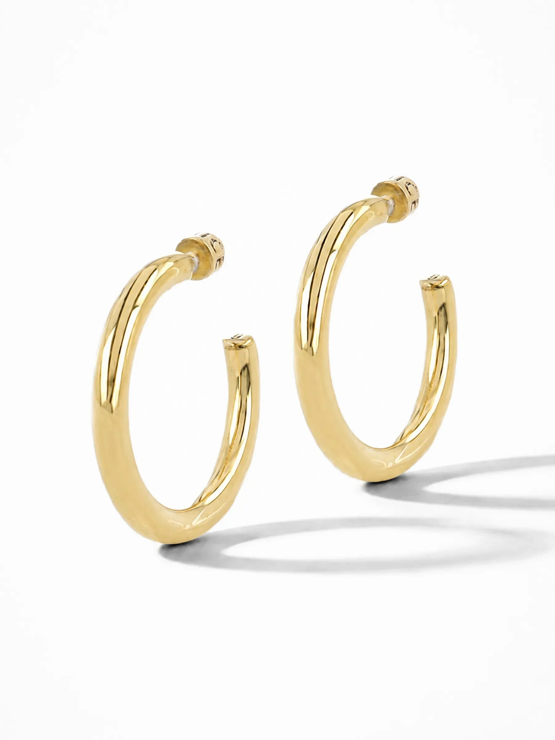 Gouden Oorbellen Hoops Creolen Harlem Large