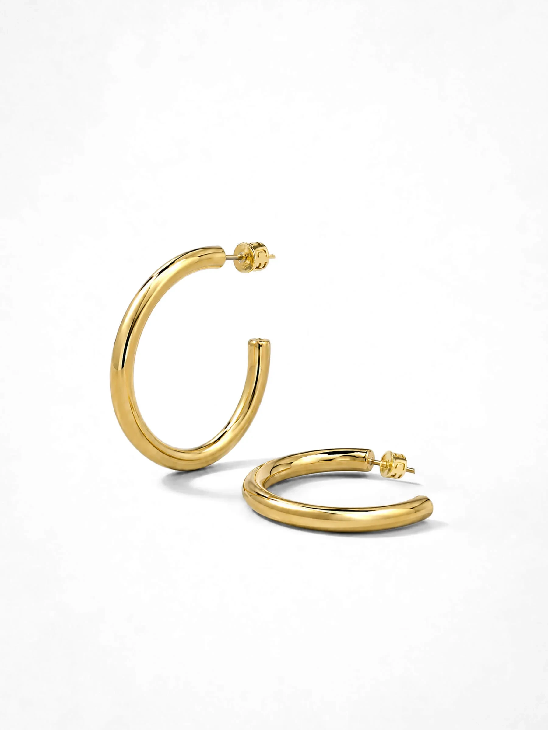 Gouden Oorbellen Hoops Creolen Harlem Medium