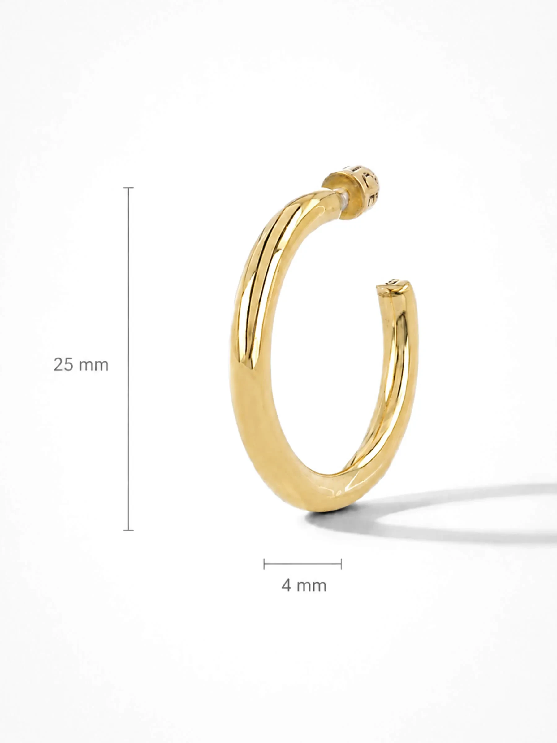 Gouden Oorbellen Hoops Creolen Harlem Medium