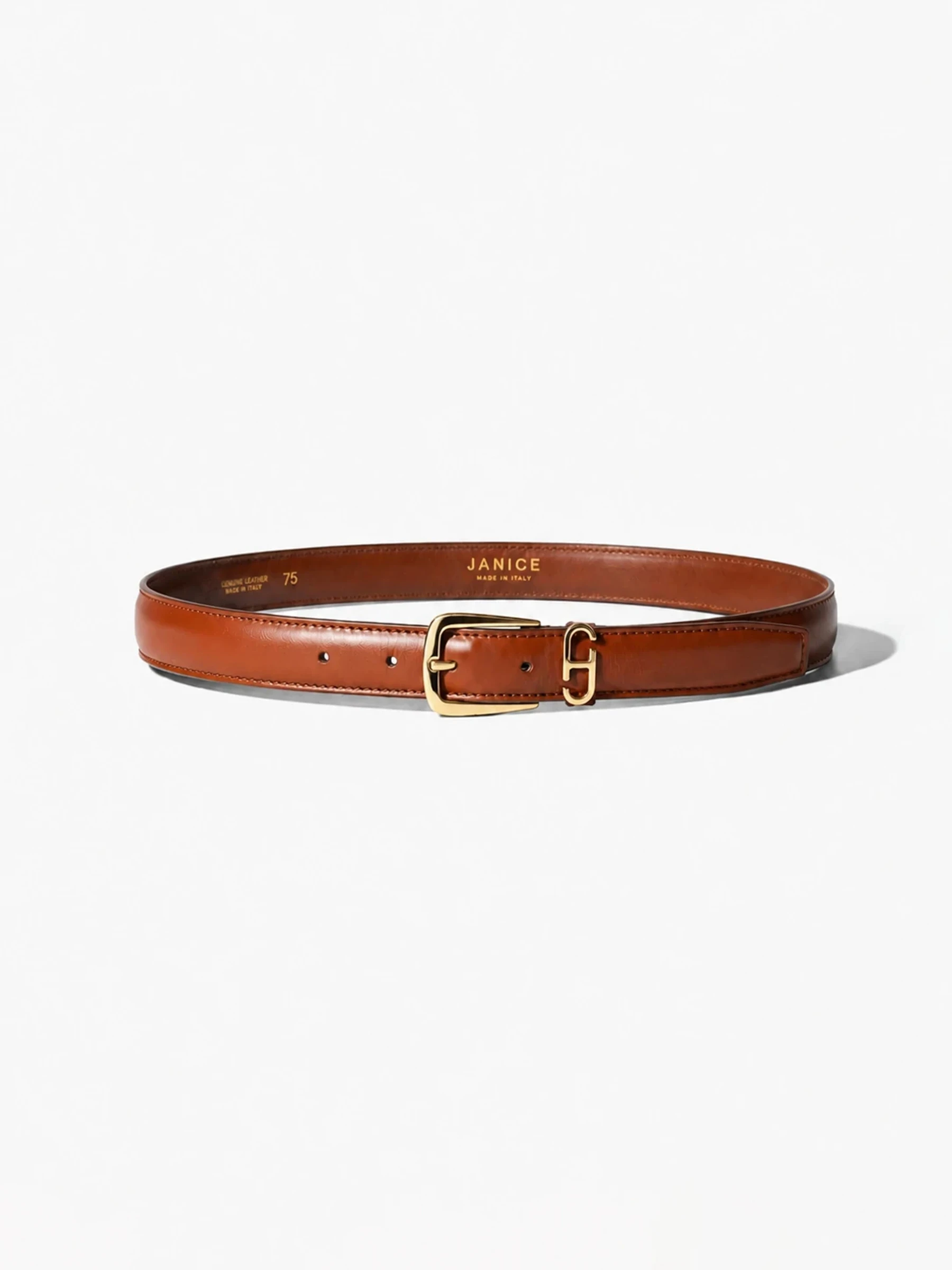Riem Leer Dames Tabacco Colby Goud