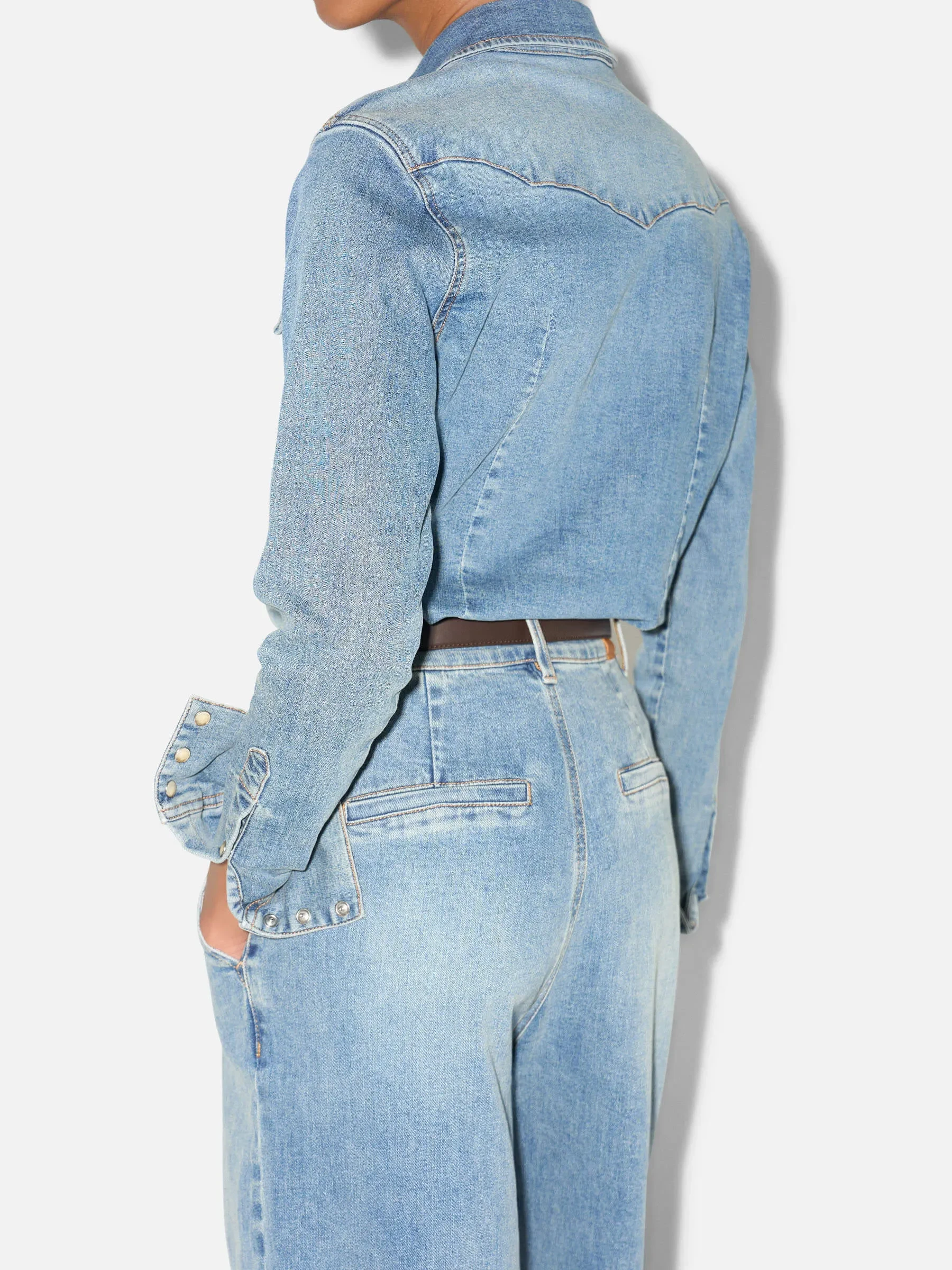 Denim Blouse Dames Stretch Levi 114