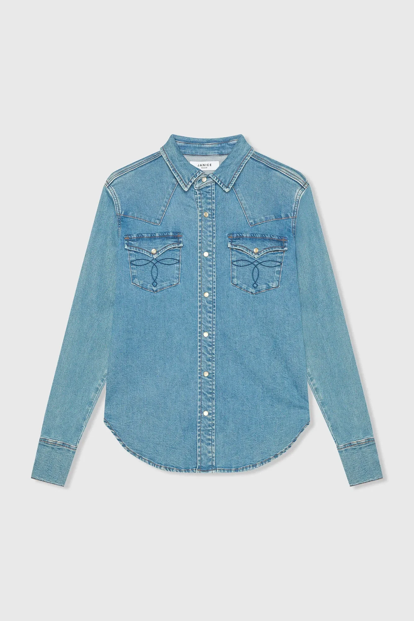 Denim Blouse Dames Stretch Levi 379