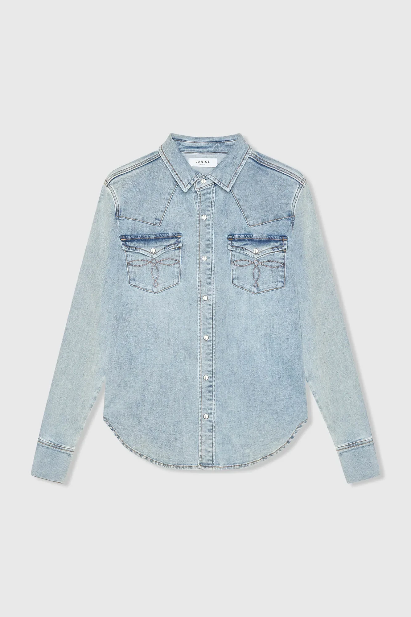 Denim Blouse Dames Stretch Levi 565