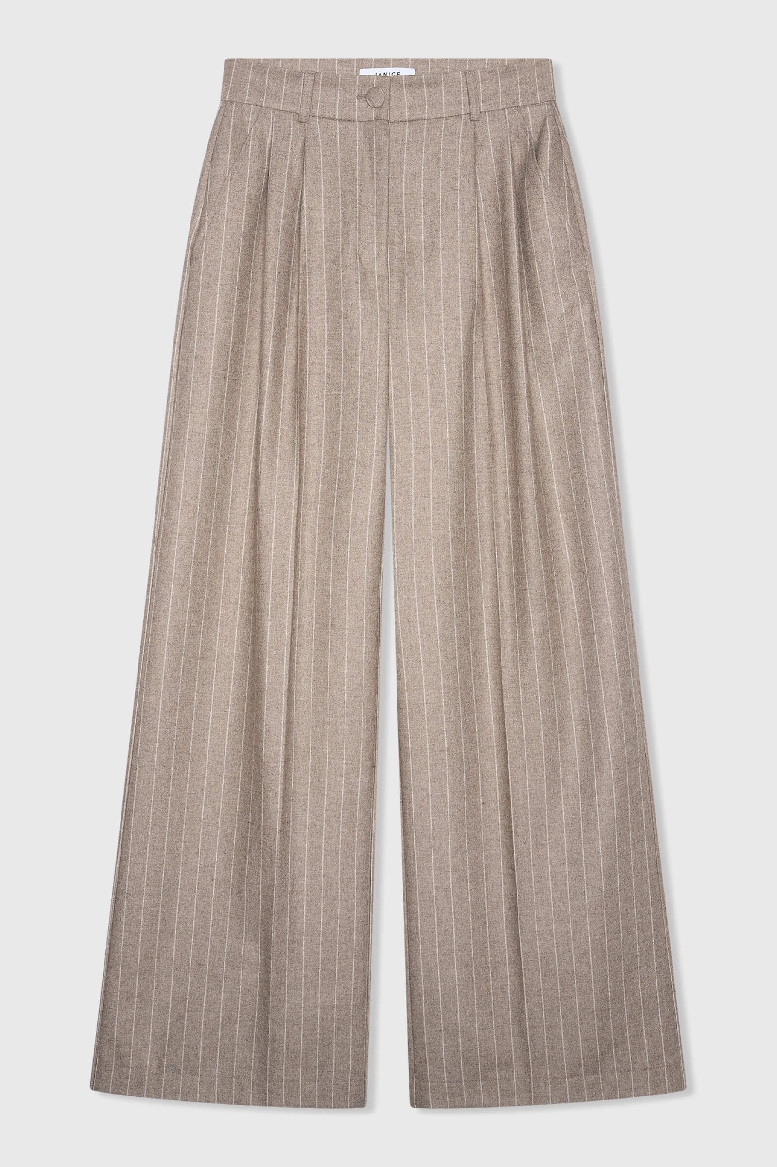 Dollar Pantalon Beige Gestreept