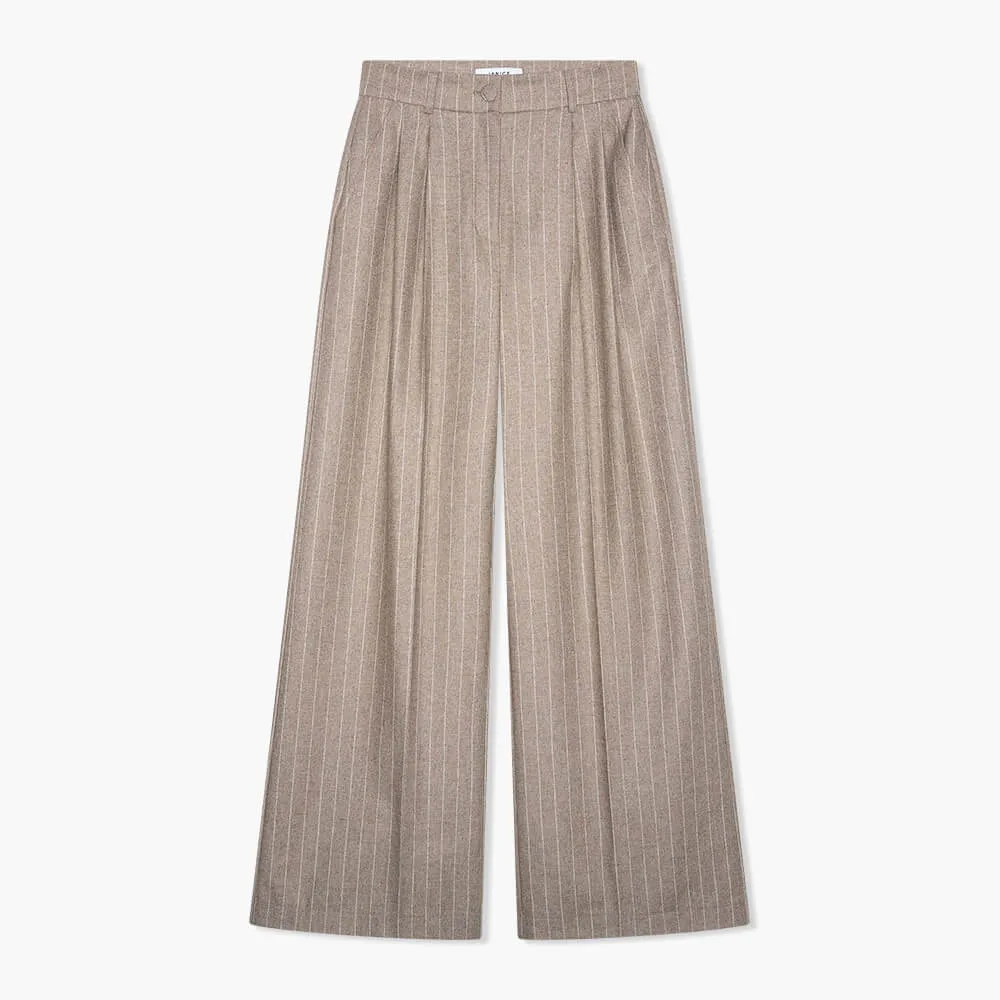Dollar Pantalon Beige Gestreept