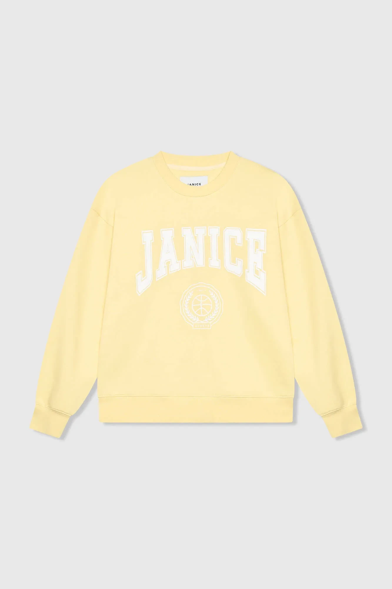 Gele Dames Sweater Katoen Owen Logo