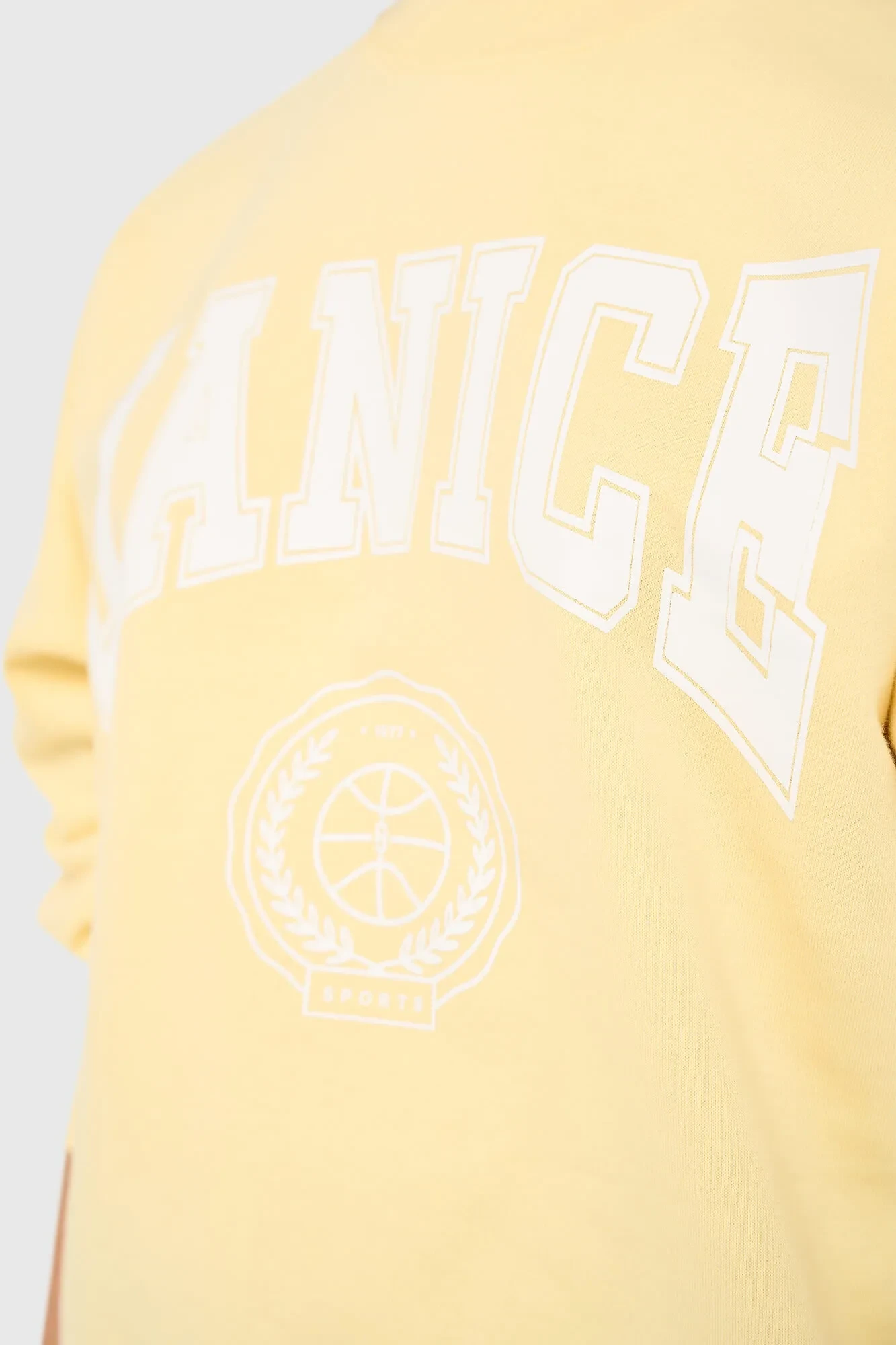 Gele Dames Sweater Katoen Owen Logo