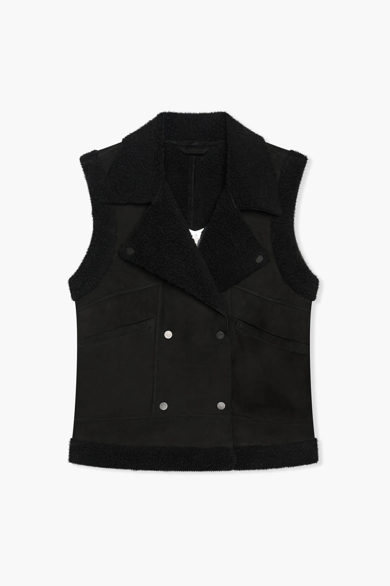 Lammy Dames Vest Suede Nick Zwart