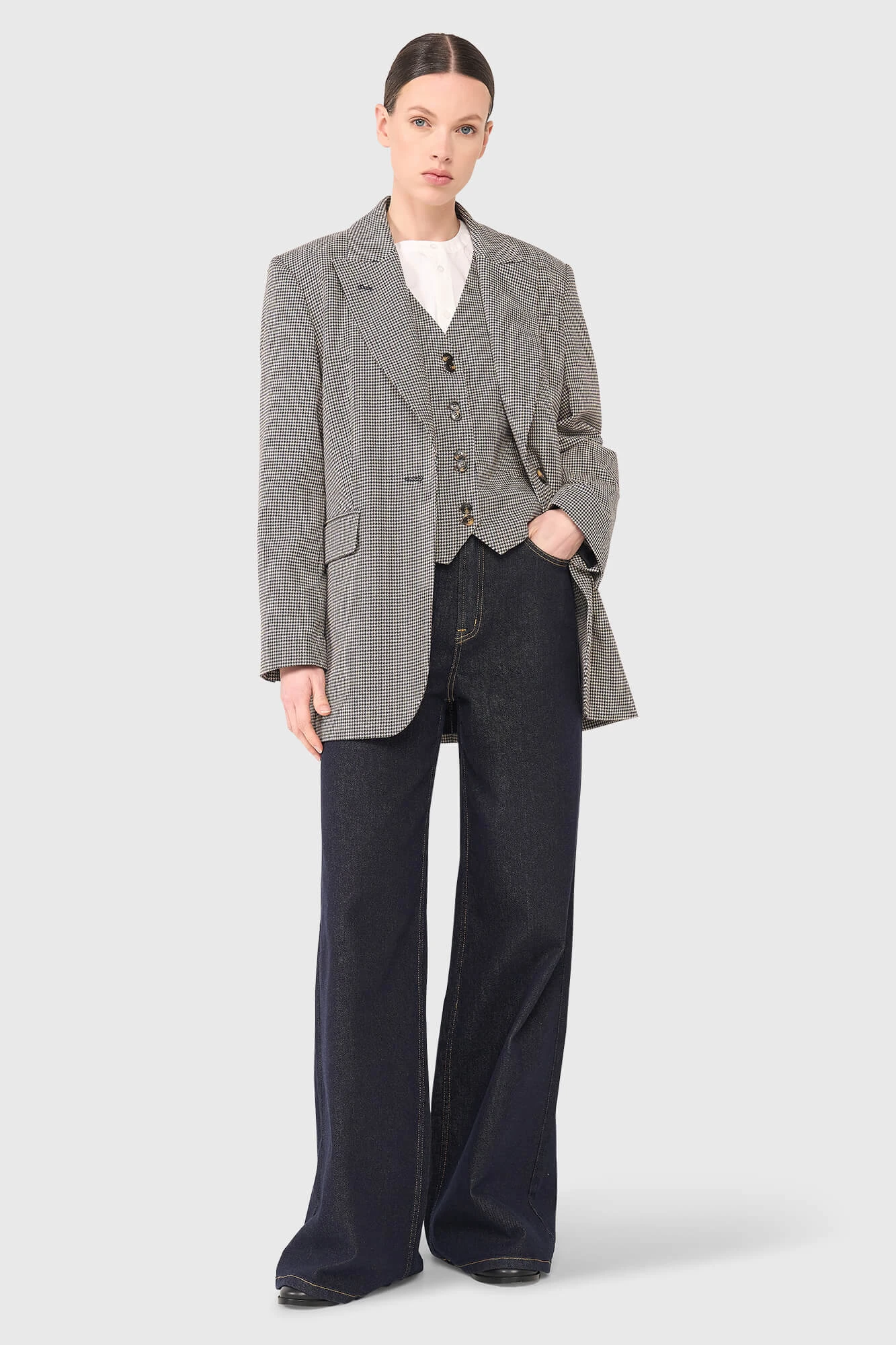 Dave Beige Ruit