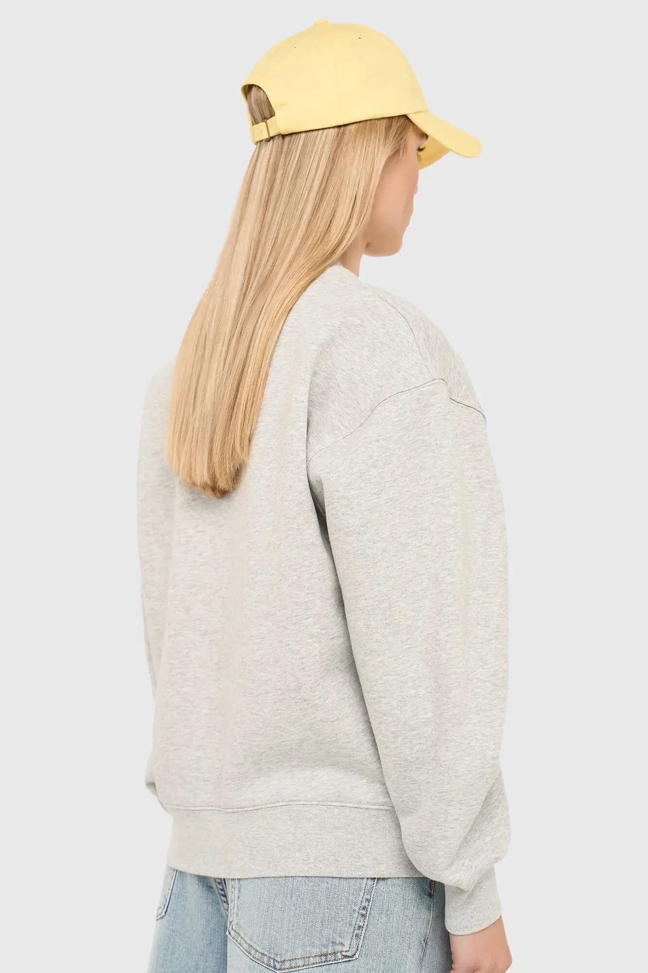 Grijze Dames Sweater Katoen Owen Logo