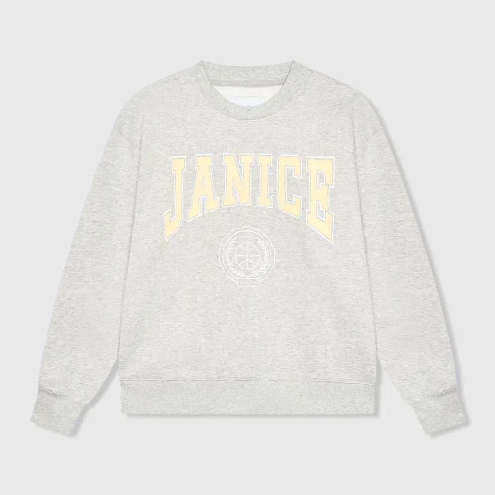 Grijze Dames Sweater Katoen Owen Logo