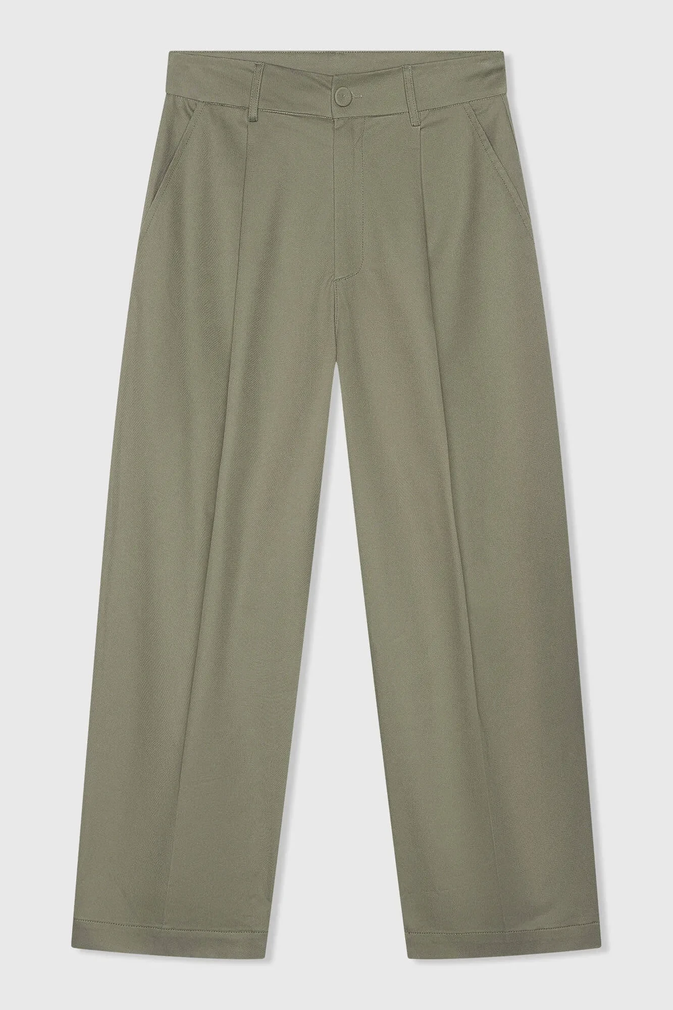 Groene Katoenen Paperbag Broek Steekzakken Barrel Balti