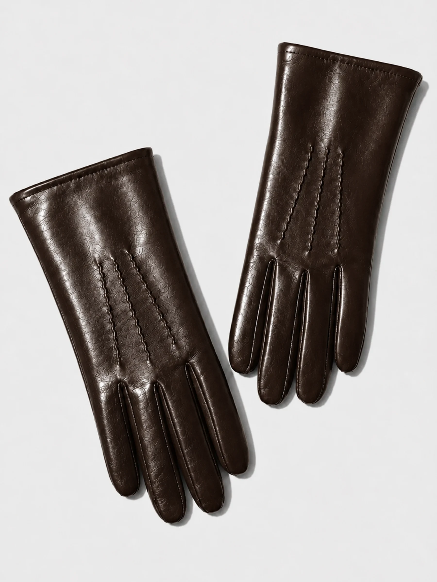 Leren Handschoenen Dames Atlas Bruin