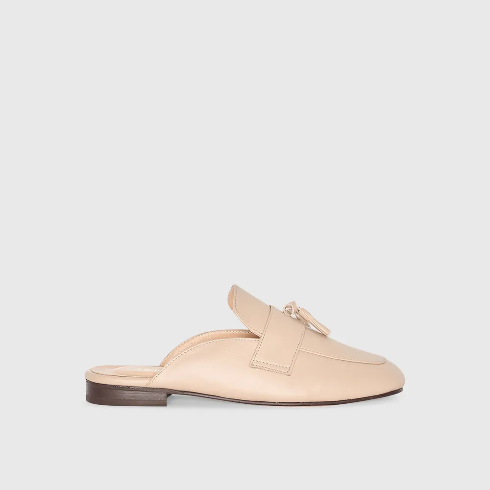 Instappers Loafers Dames Burt Mule Beige