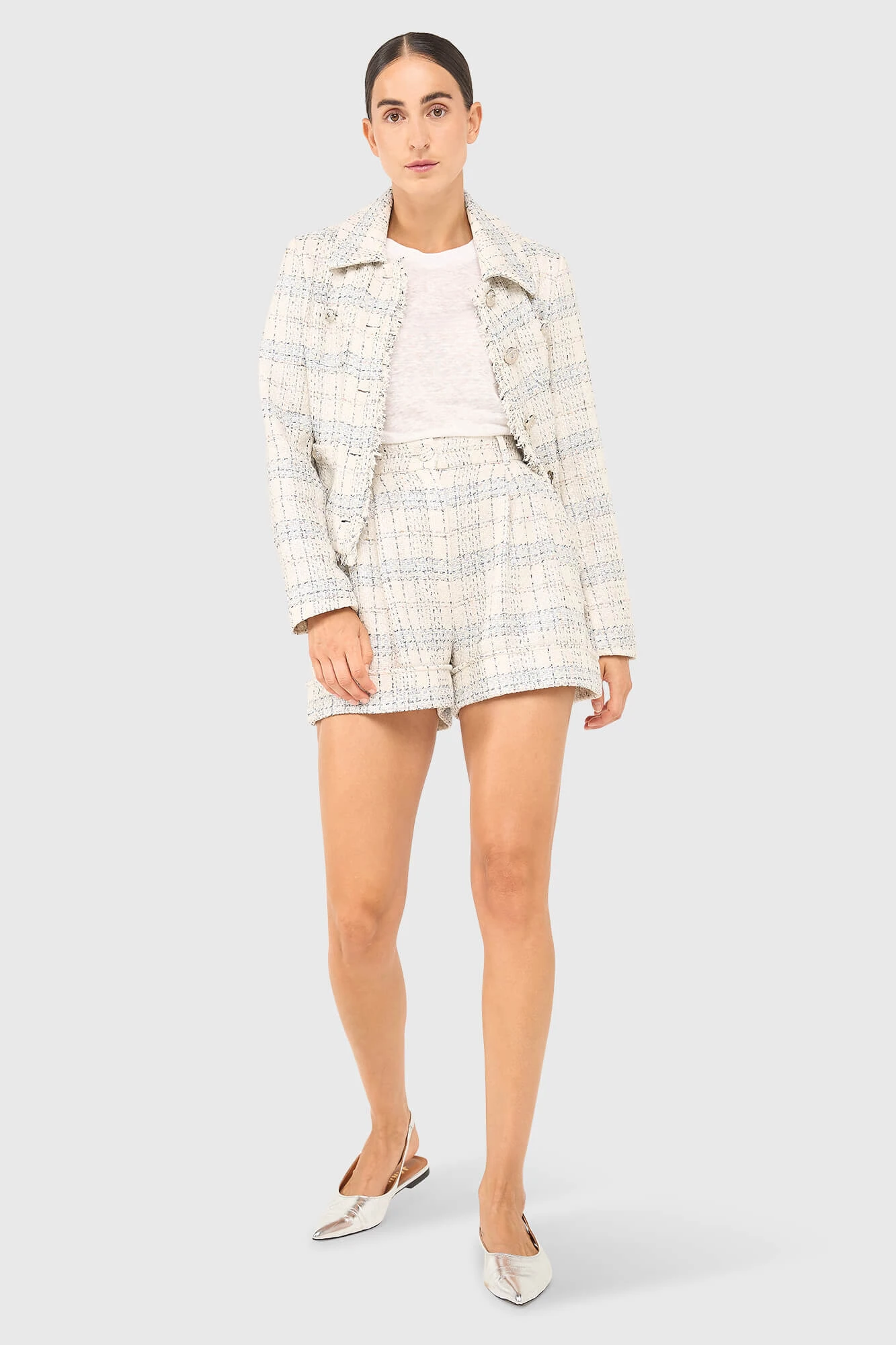Tatum Jacks Off White Metallic