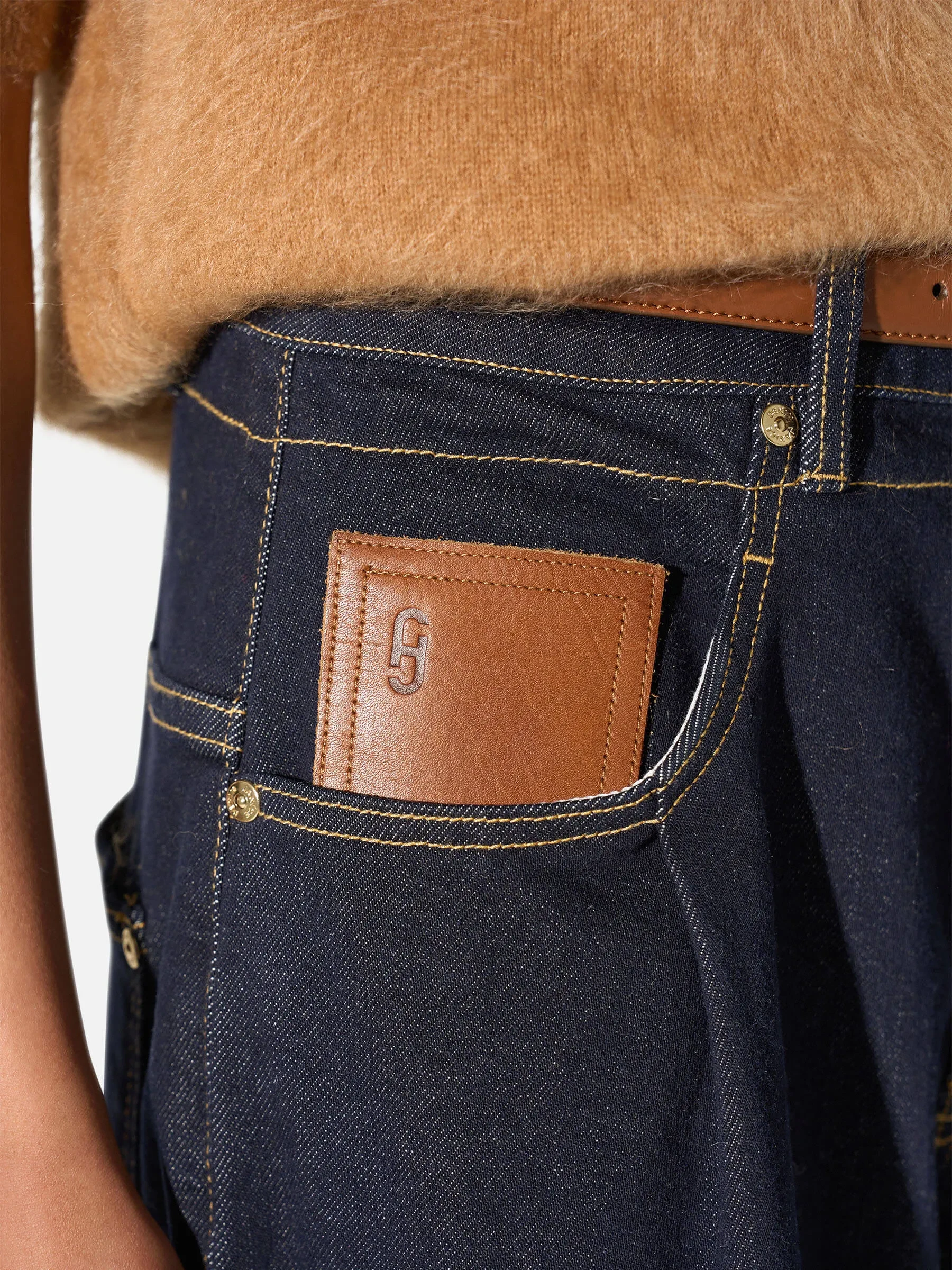 Jeans Dames Barrel Stretch Denim Drew Japanse Denim