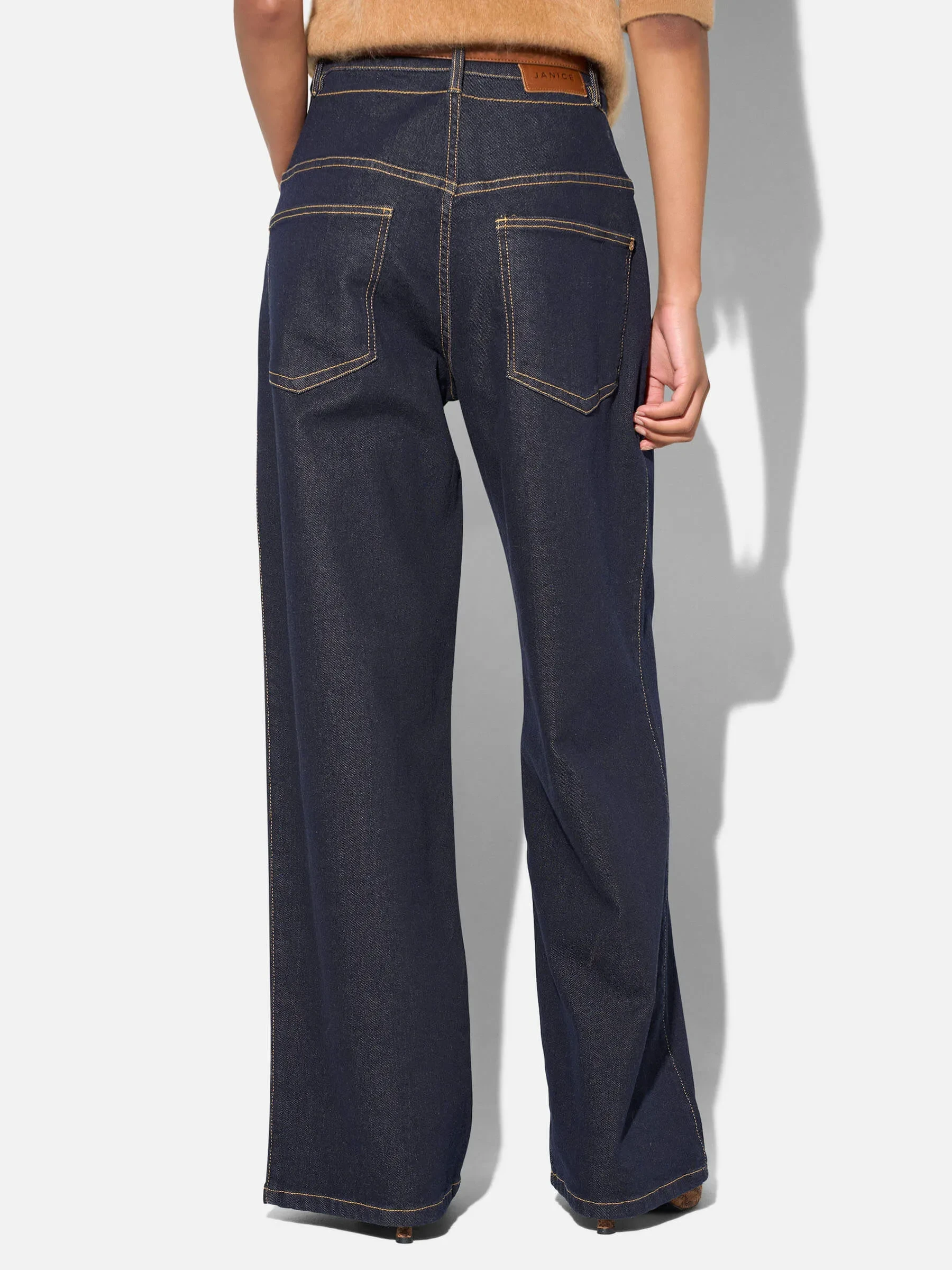 Jeans Dames Barrel Stretch Denim Drew Japanse Denim