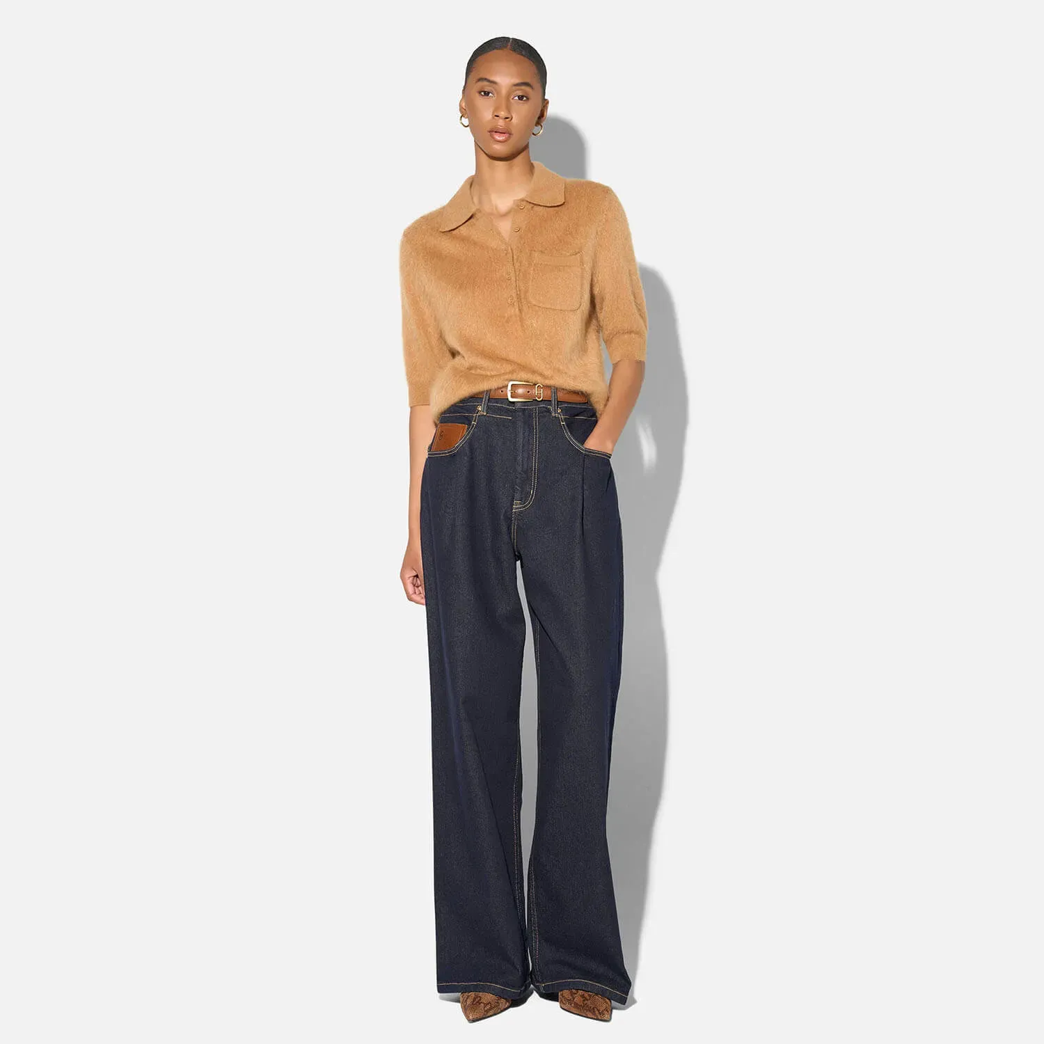 Jeans Dames Barrel Stretch Denim Drew Japanse Denim