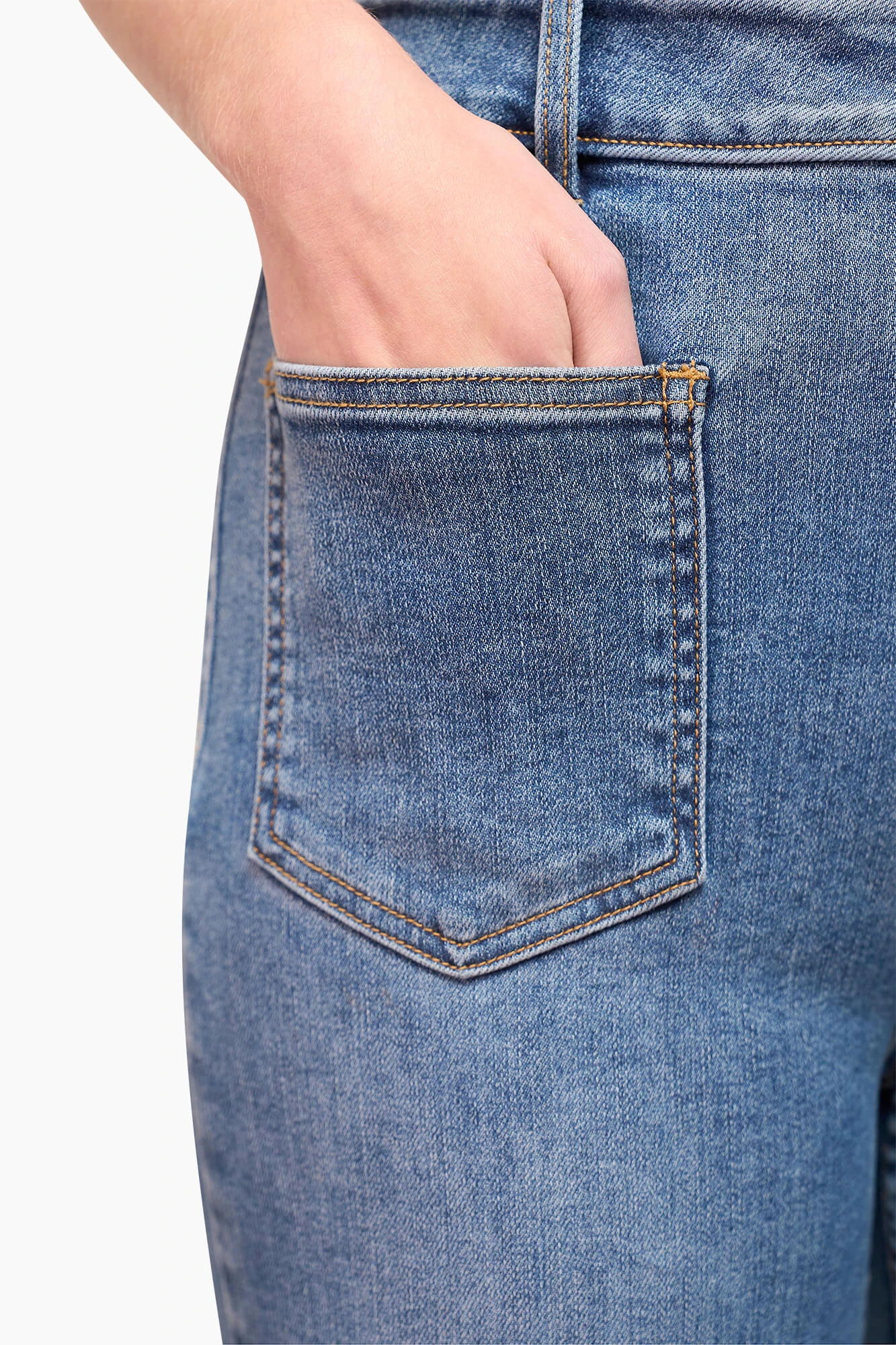 High Rise Flared Jeans Dames Jagger Blauw 422