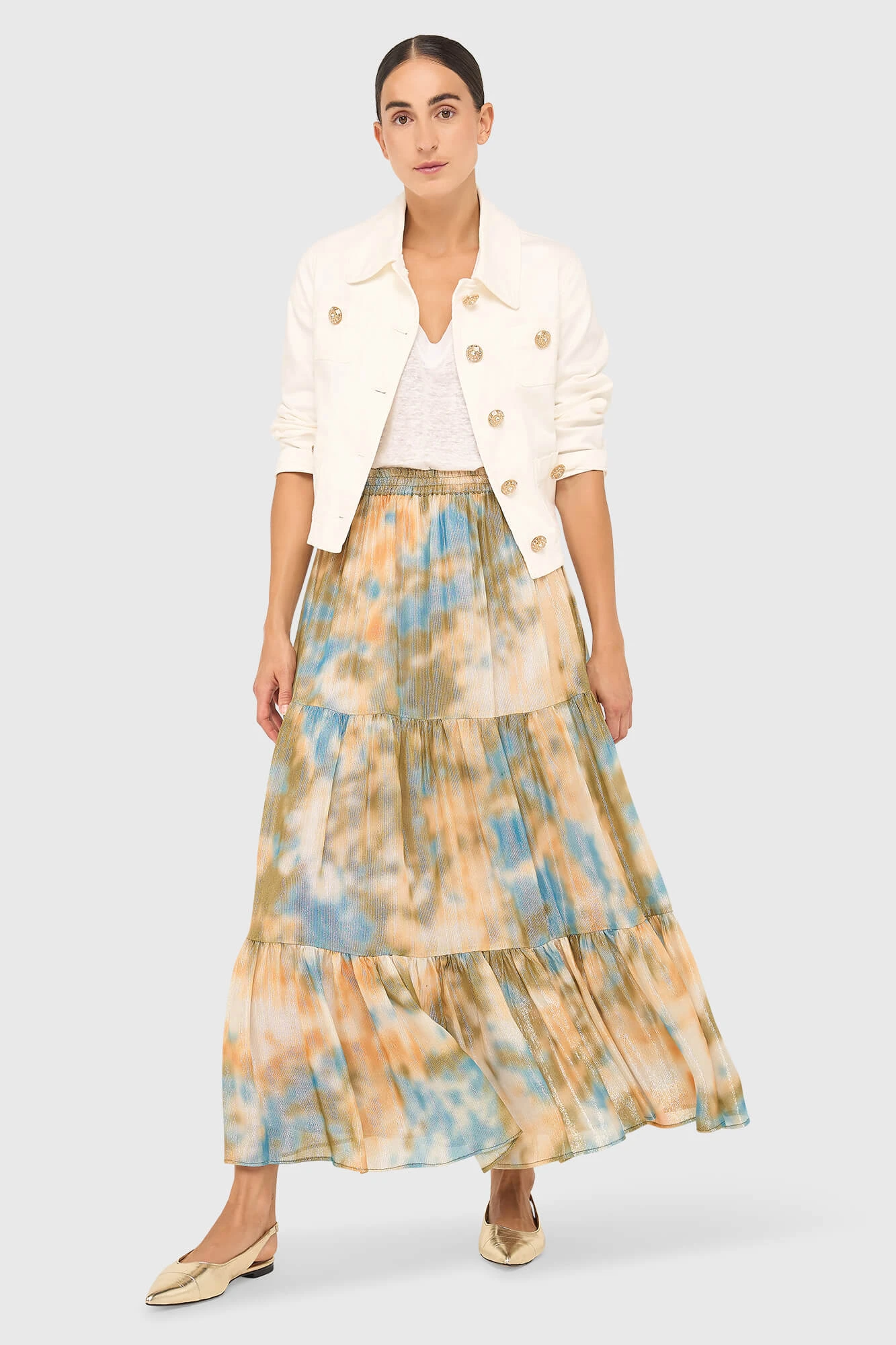 Tatum Spijkerjack Off White
