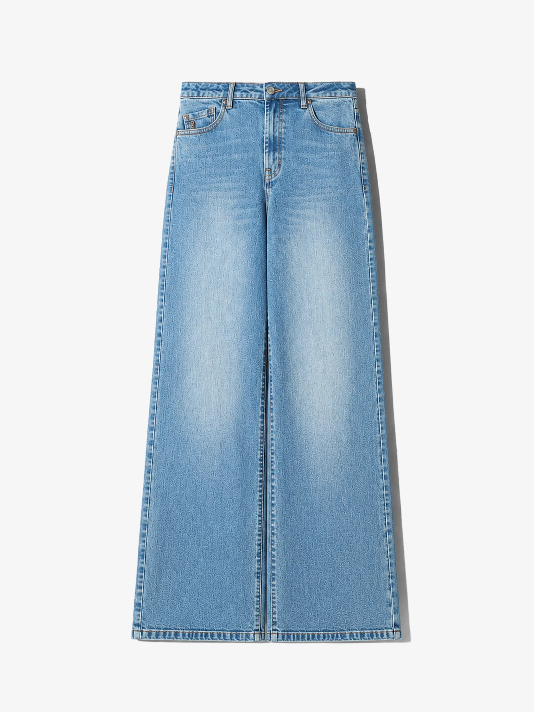 Jeans Dames Rechte Pijp Mid Rise Stretch Luxx Blauw 258