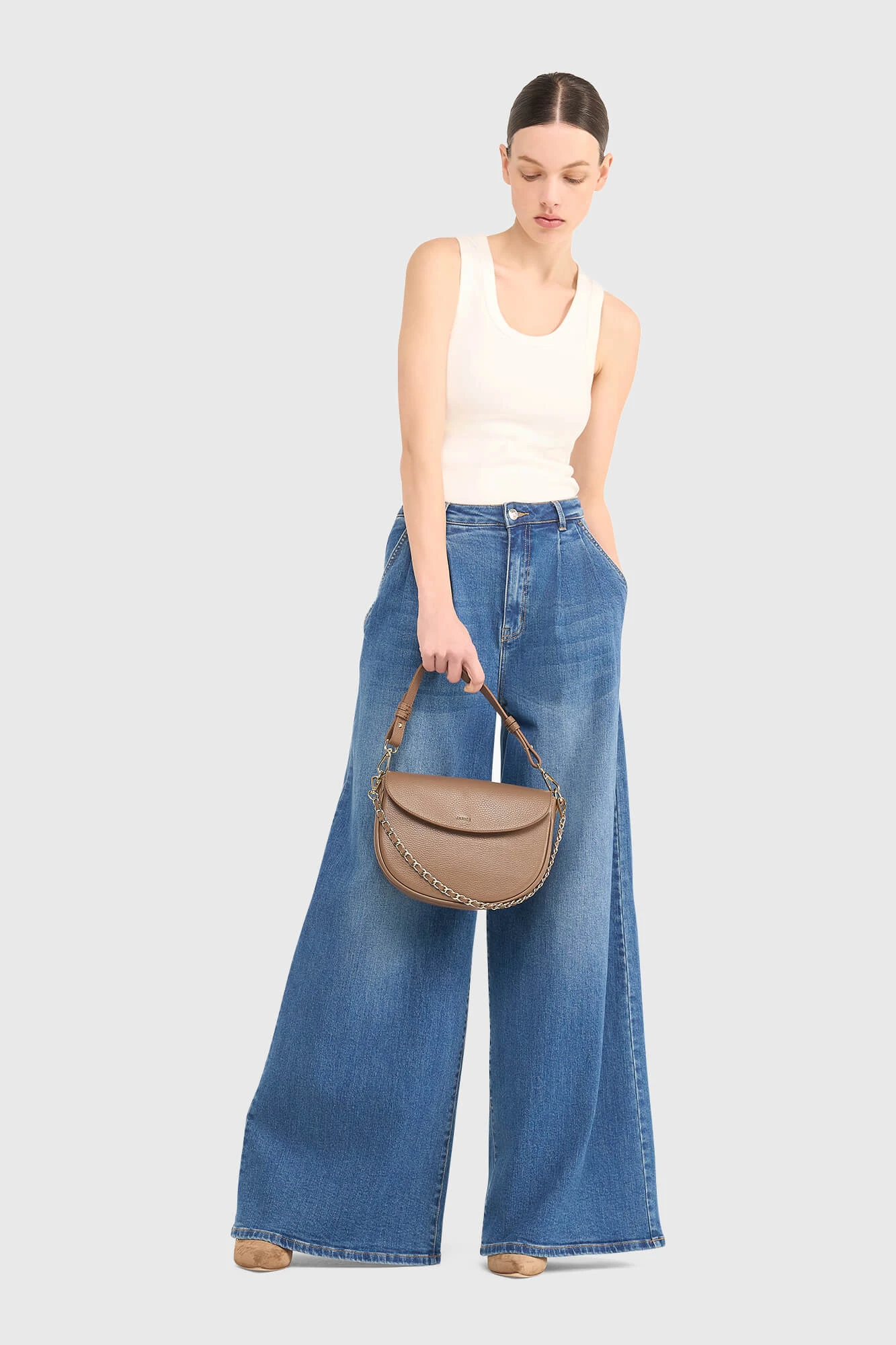 Jeans Dames Wijde Pijp Dollar Blauw 111