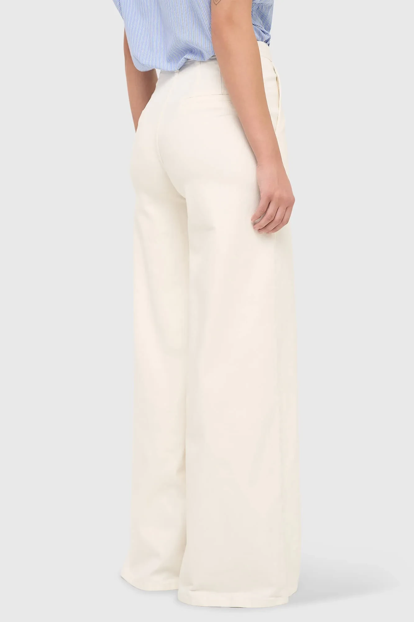 Jeans Dames Wijde Pijp High Rise Stretch Dexter Off White 264