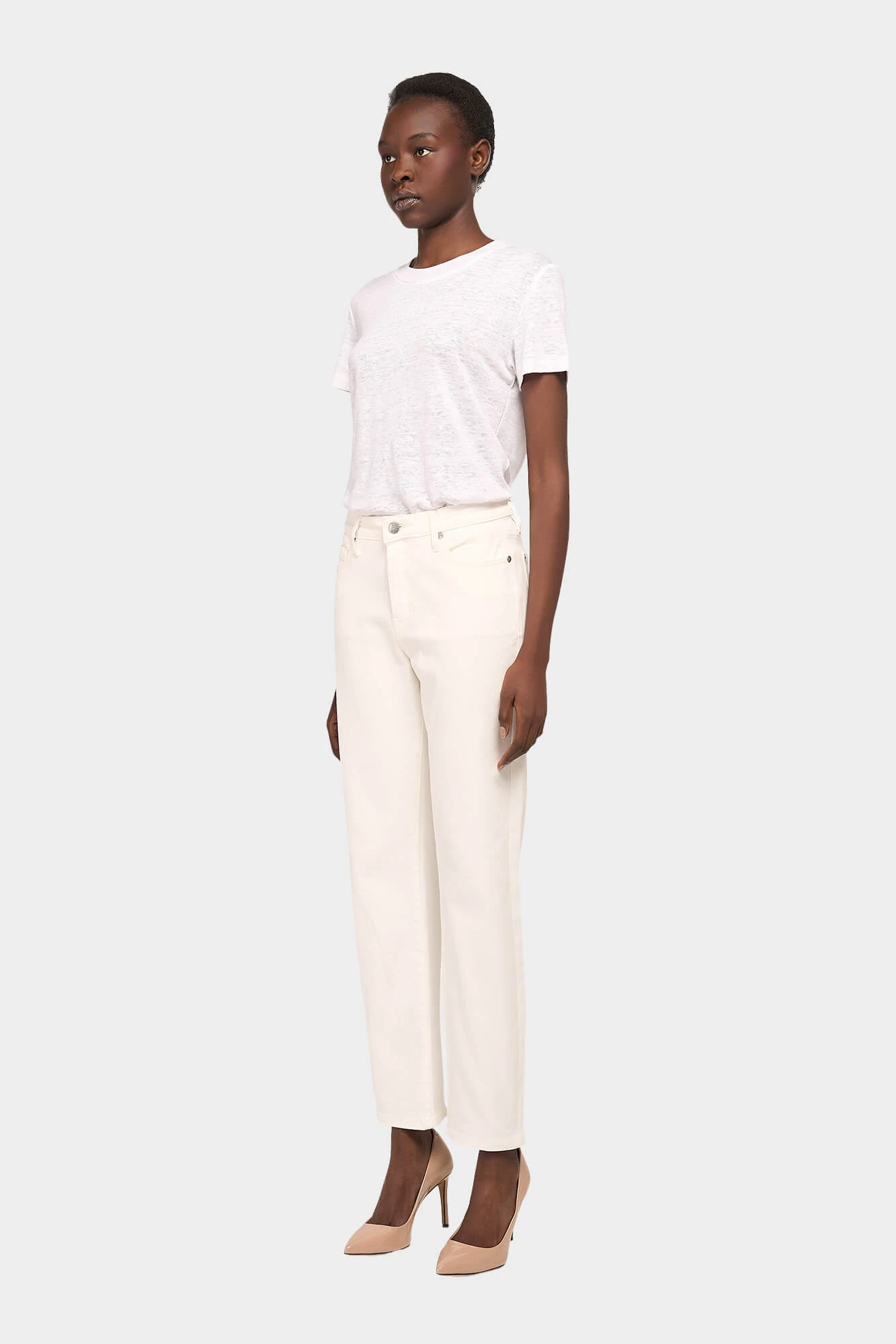 Witte Mom Jeans Cooper Off White 000