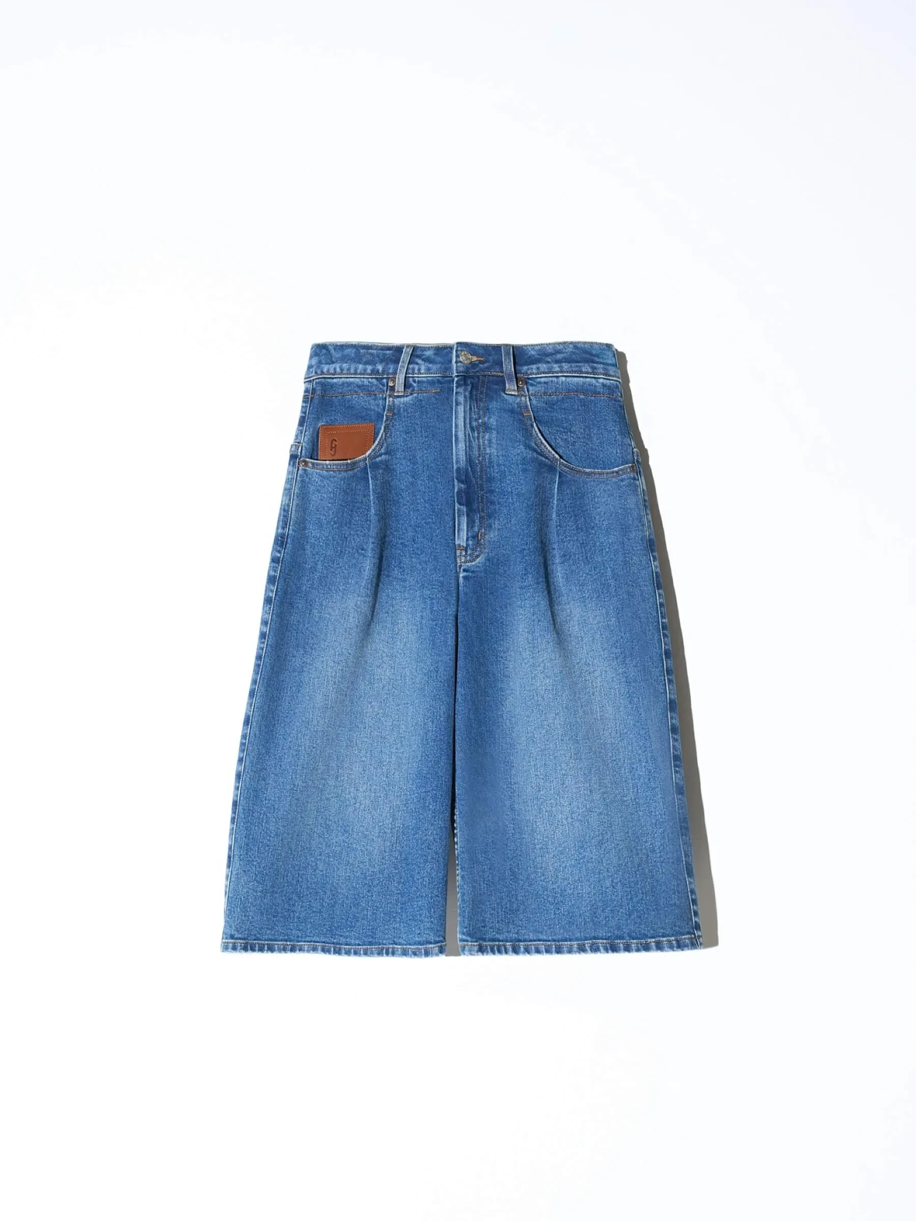 Jeans Shorts Dames Stretch Denim Bryce Blauw 258