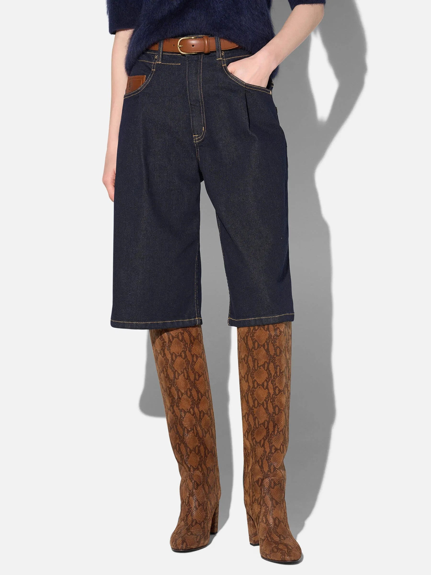 Jeans Shorts Dames Stretch Denim Bryce Japanse Denim