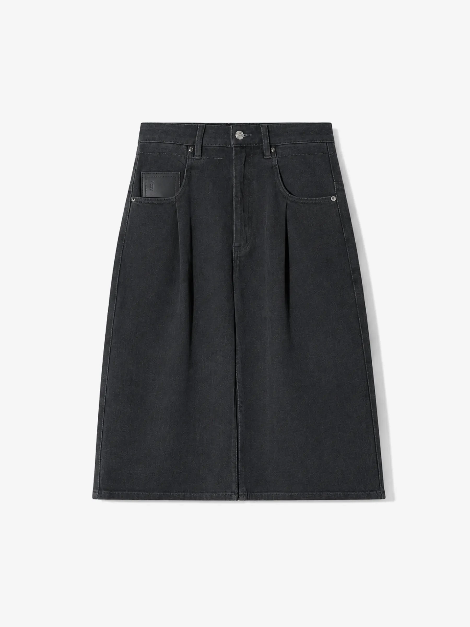 Jeans Shorts Dames Stretch Denim Bryce Zwart 813