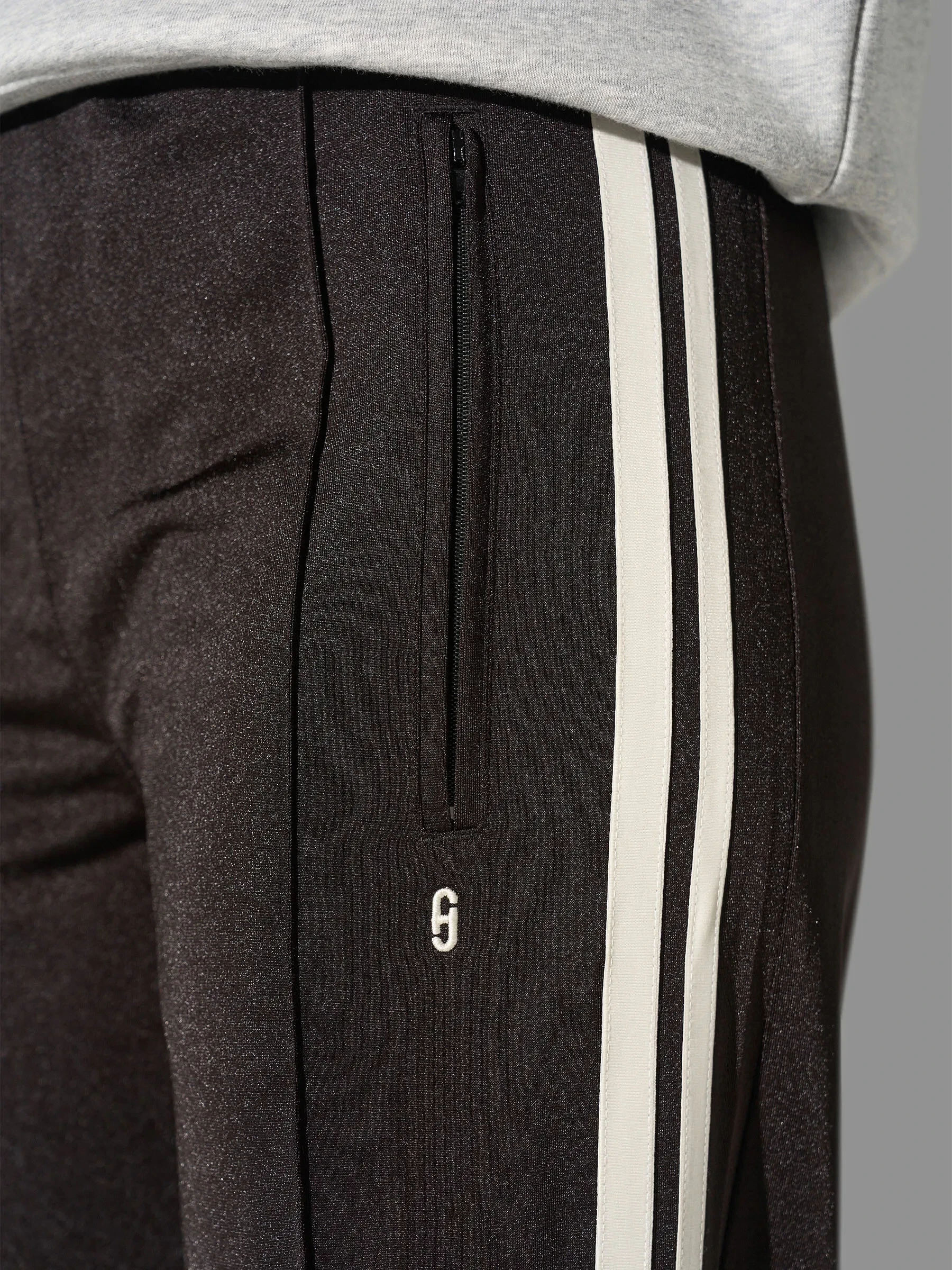 Joggingbroek Dames Strepen Midnight Zwart
