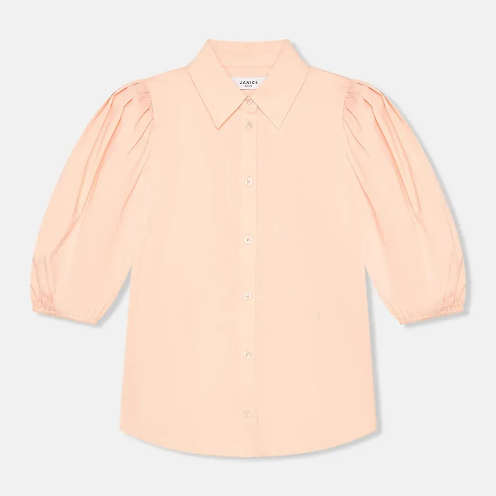 Katoenen Blouse Dames Lars Peach