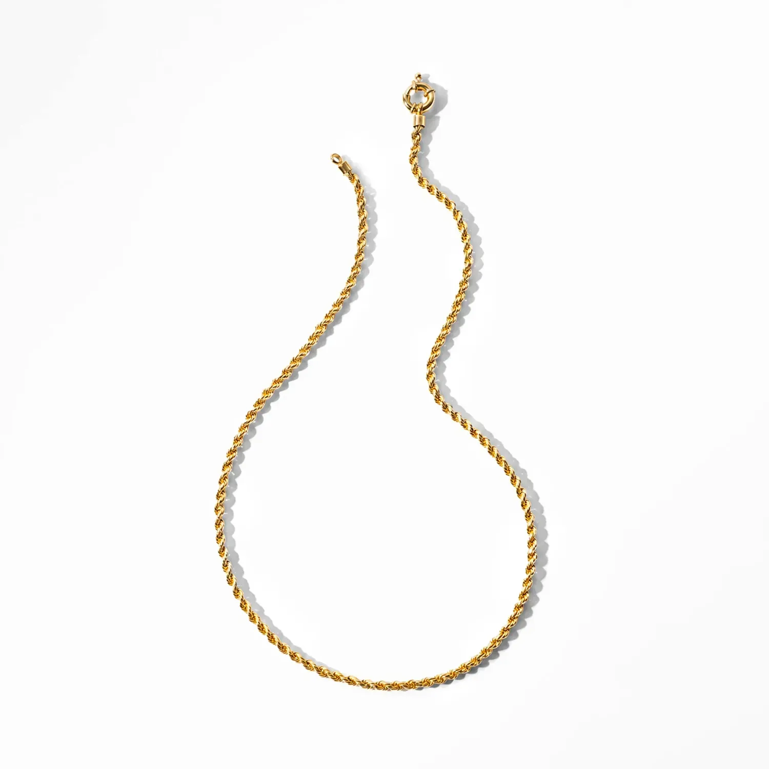 Gouden Schakelketting Gedraaide Chester Twisted Chain