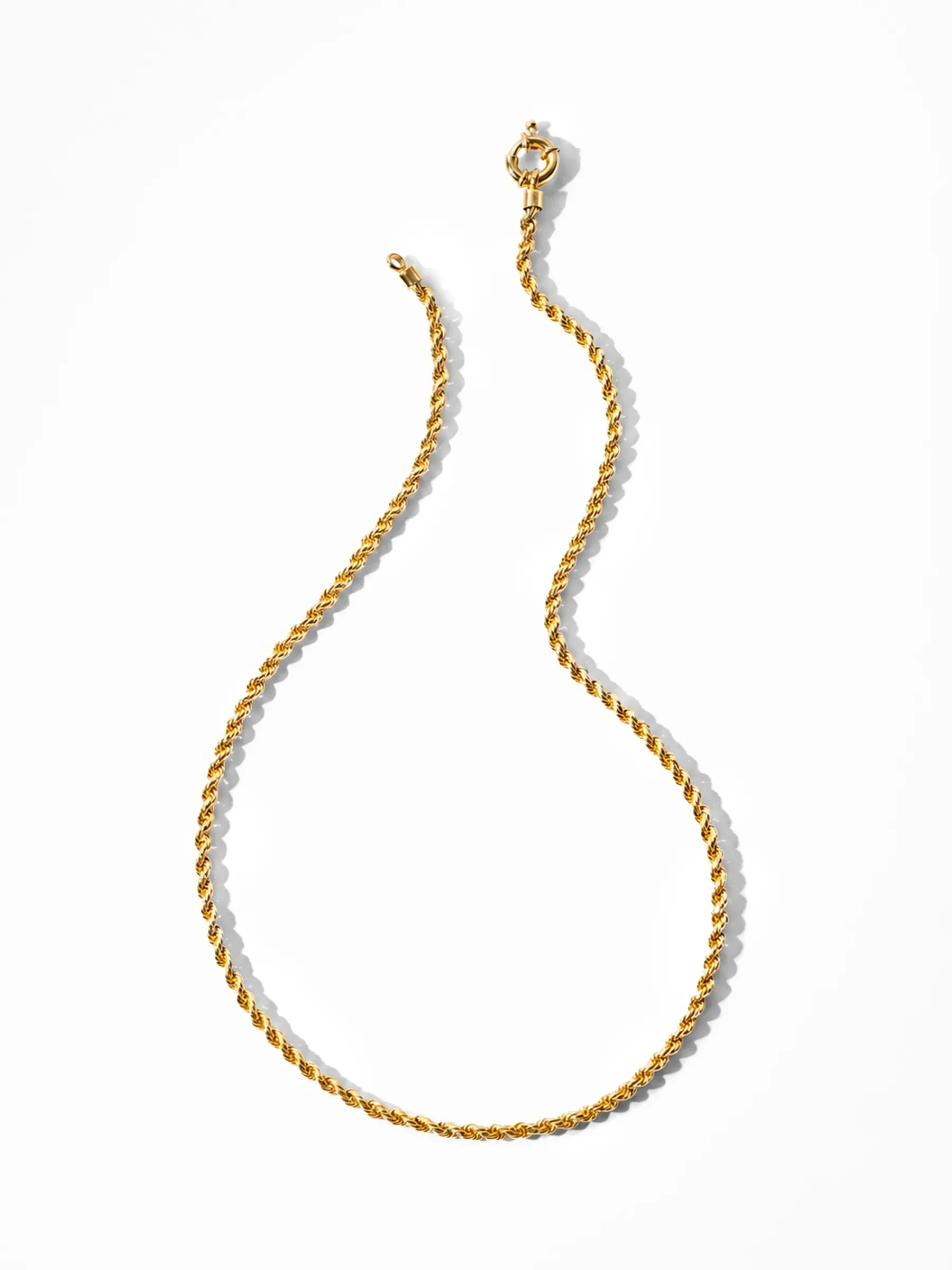 Gouden Schakelketting Gedraaide Chester Twisted Chain