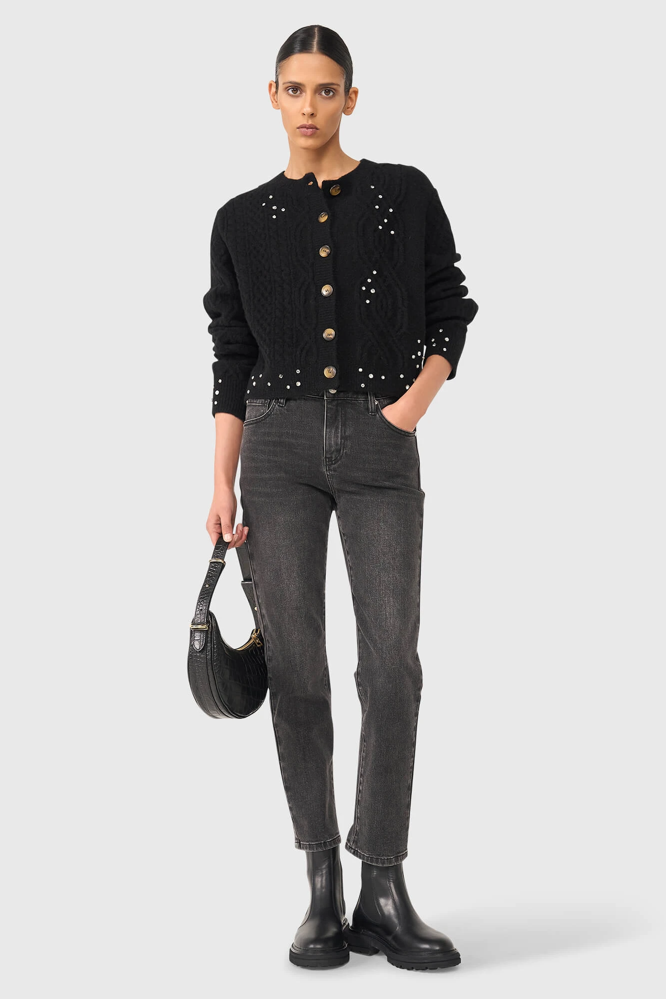 Dixon Zwart Croco