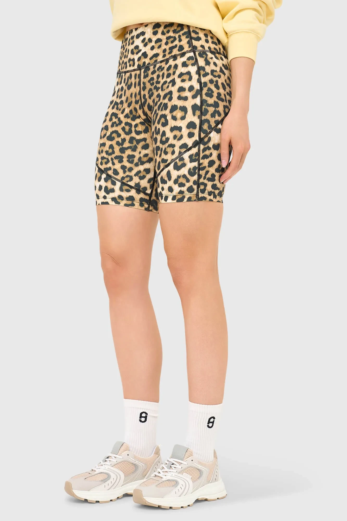 Korte Legging Shorts Sport Cole Panterprint