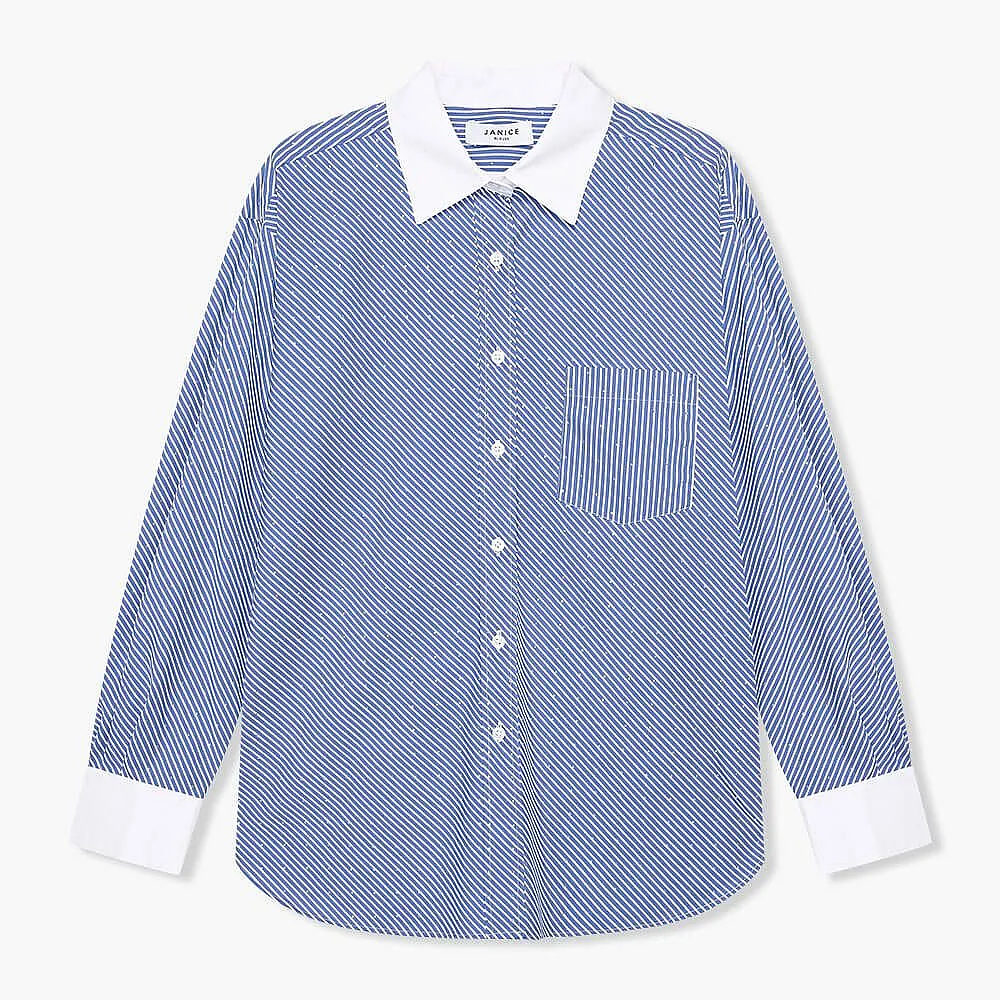 Kygo Blouse Streep Strass