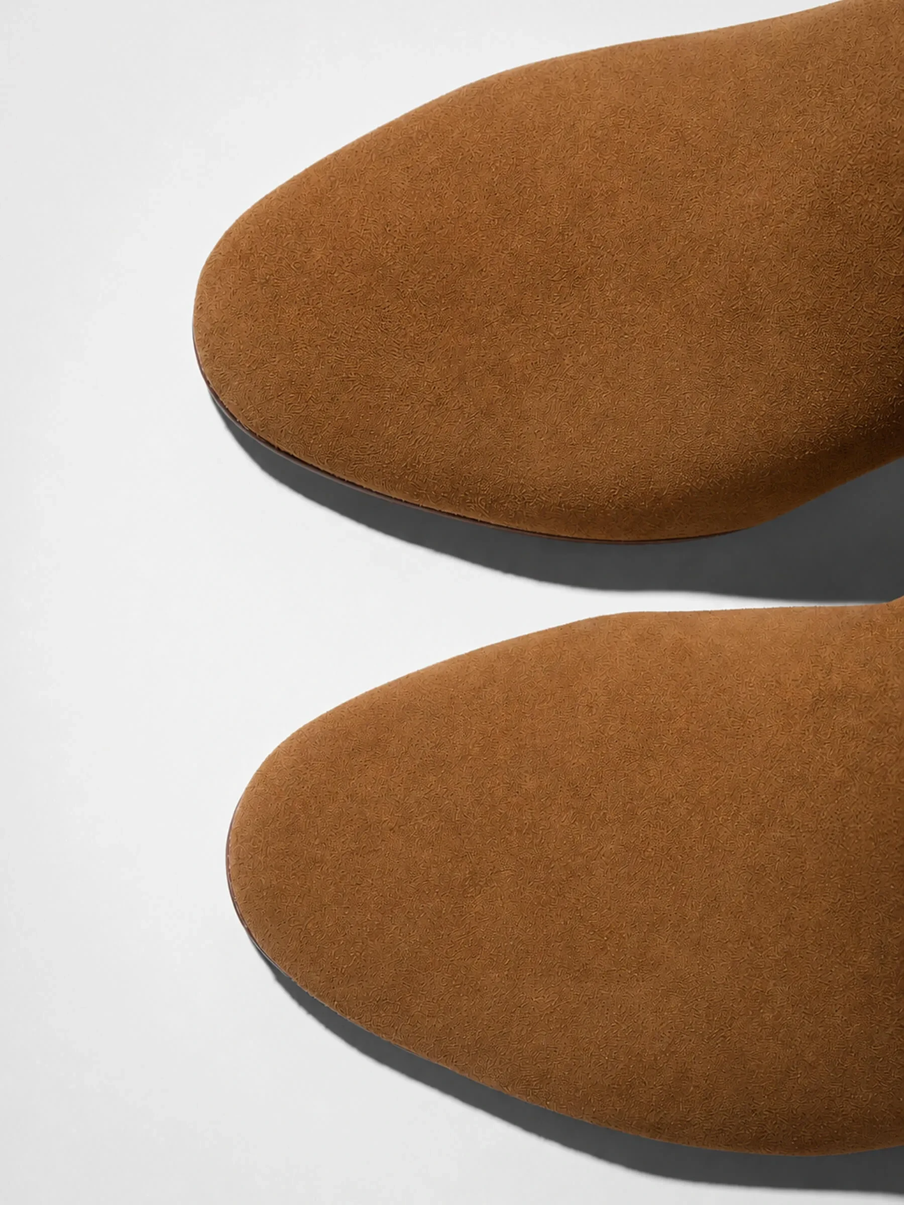 Laars Dames Hoog Leer Roman Suede Cognac