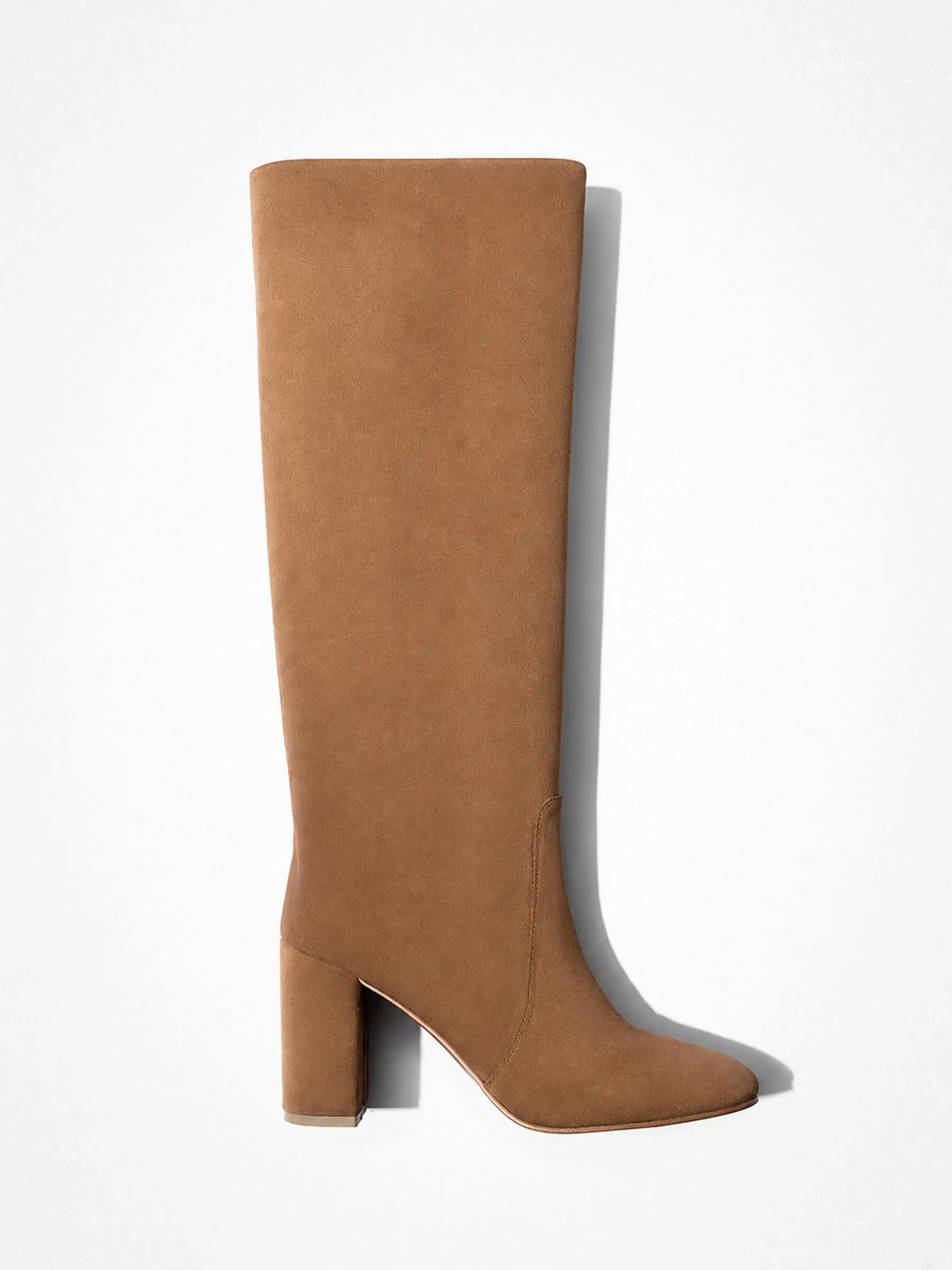Laars Dames Hoog Leer Roman Suede Cognac