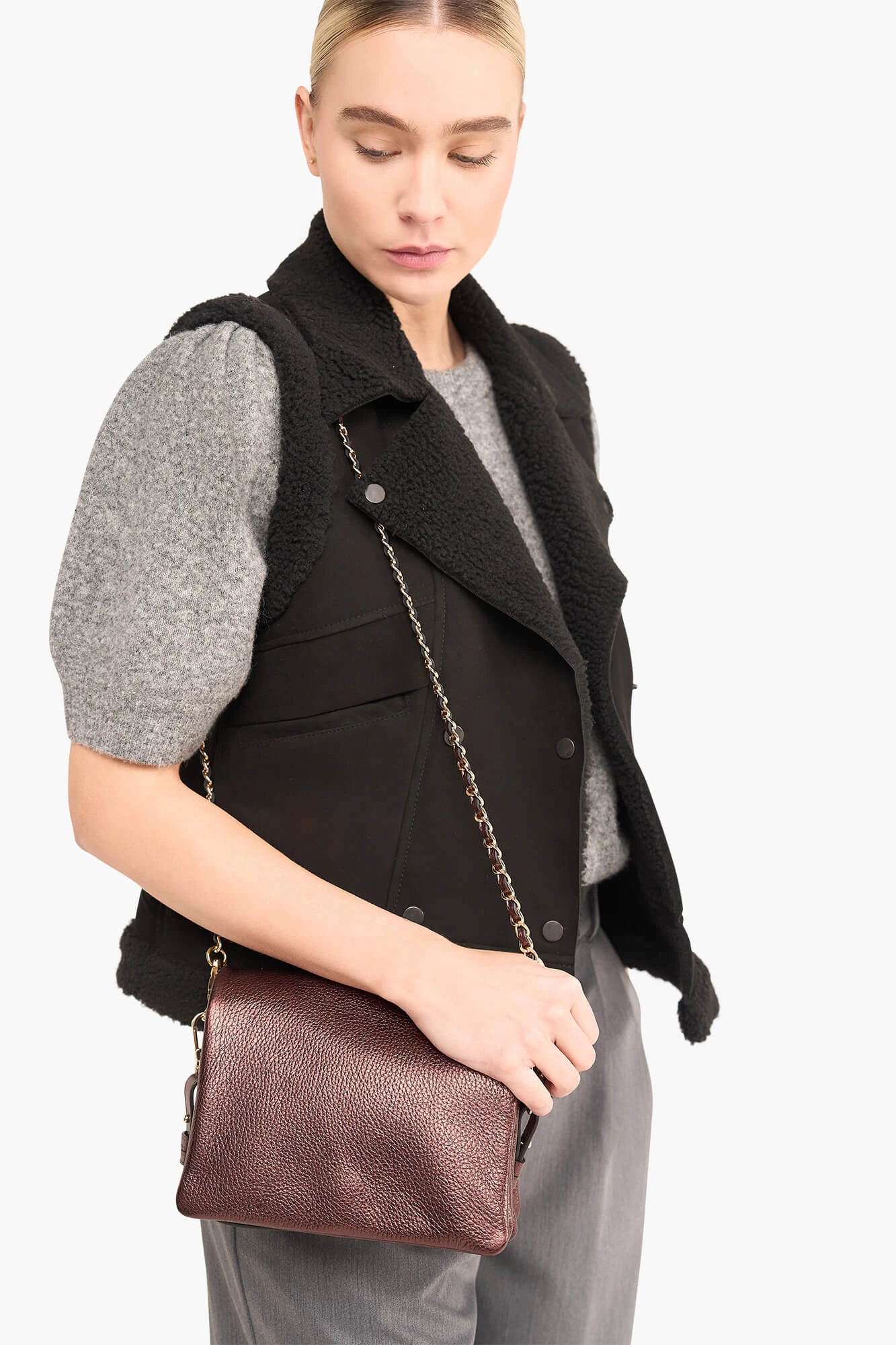 Lammy Dames Vest Suede Nick Zwart