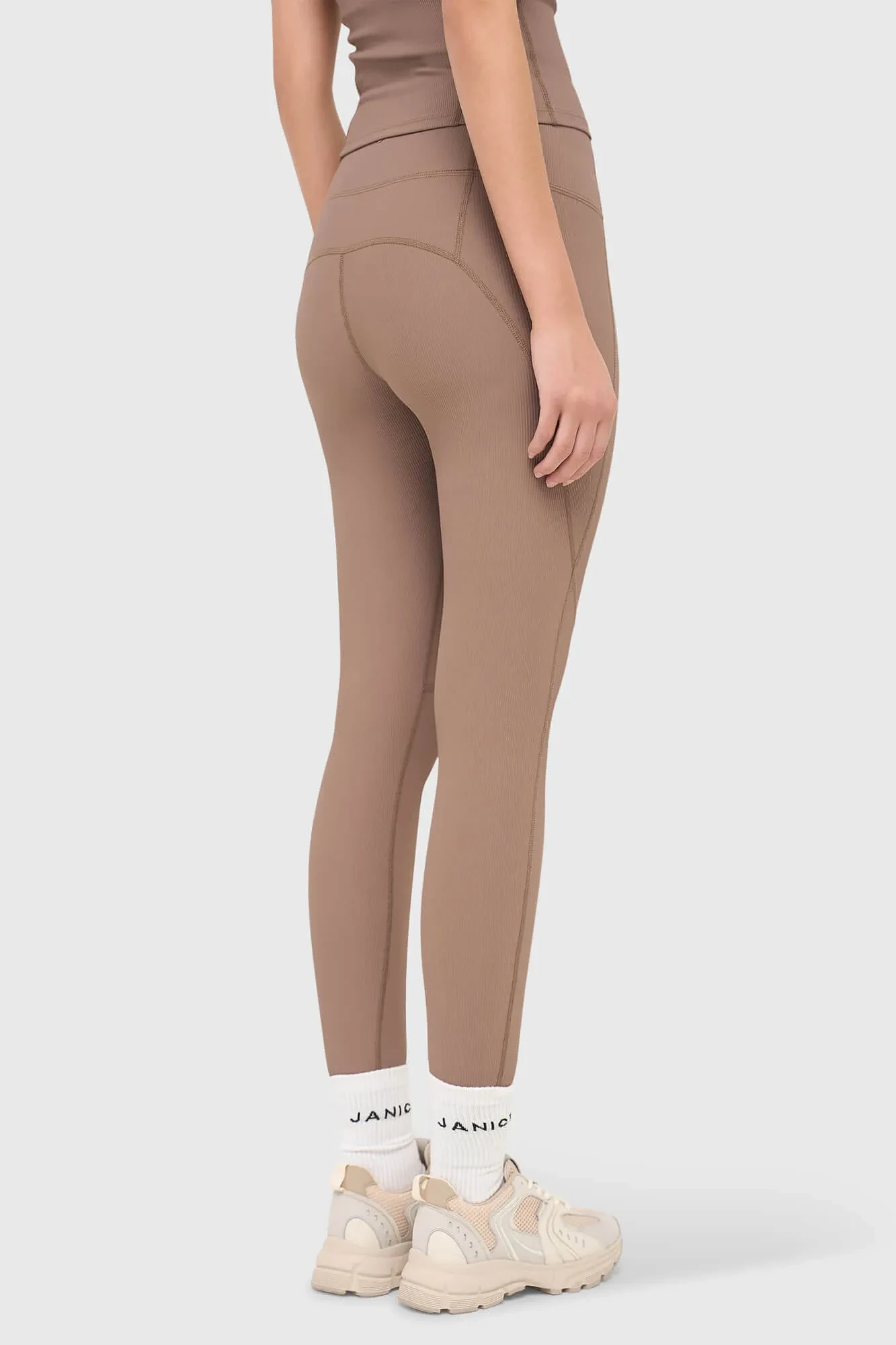 Legging Dames Sport Active Wear Ye Bruin Rib