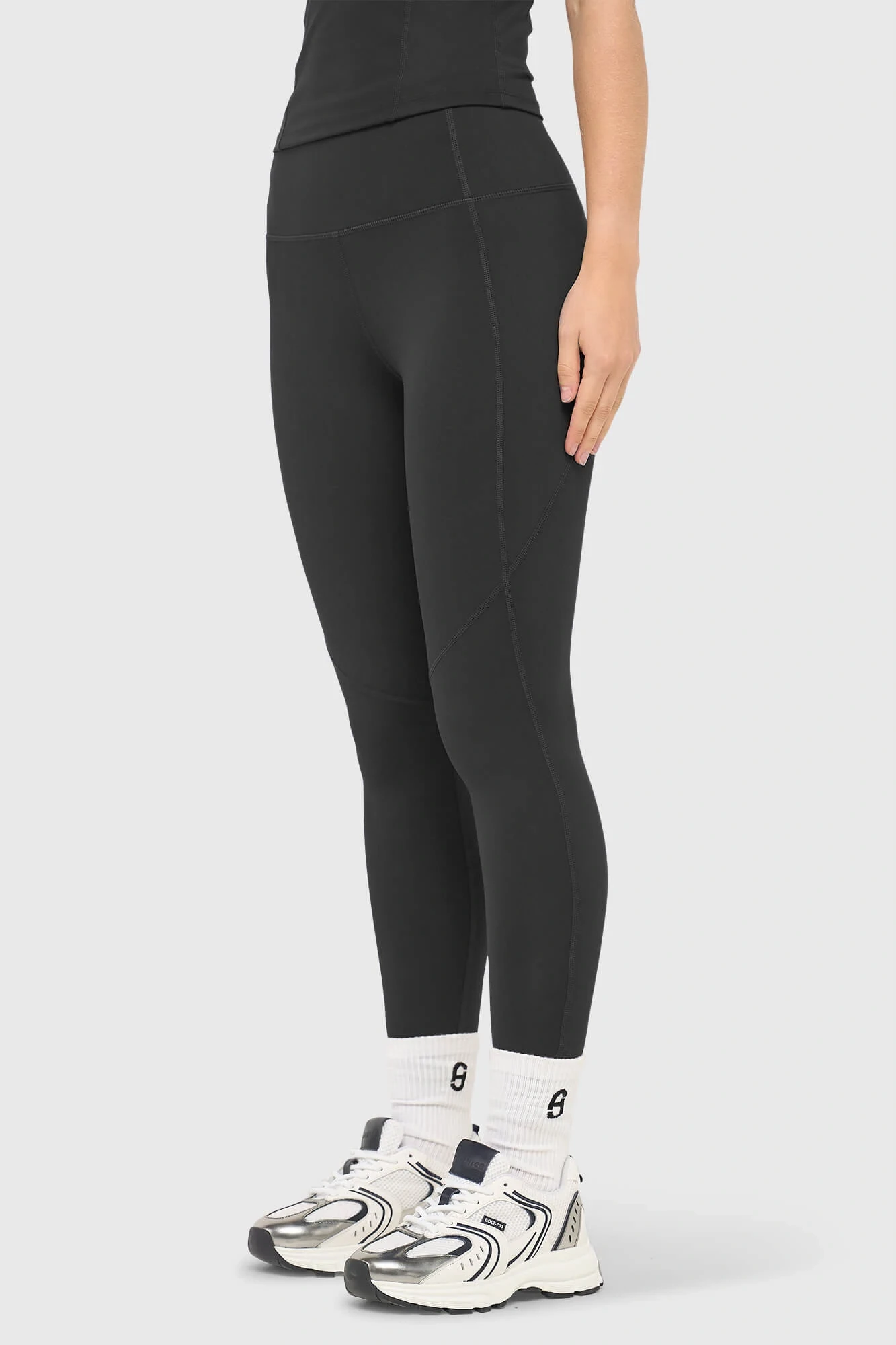 Zwarte Legging Dames Sport Active Wear Ye