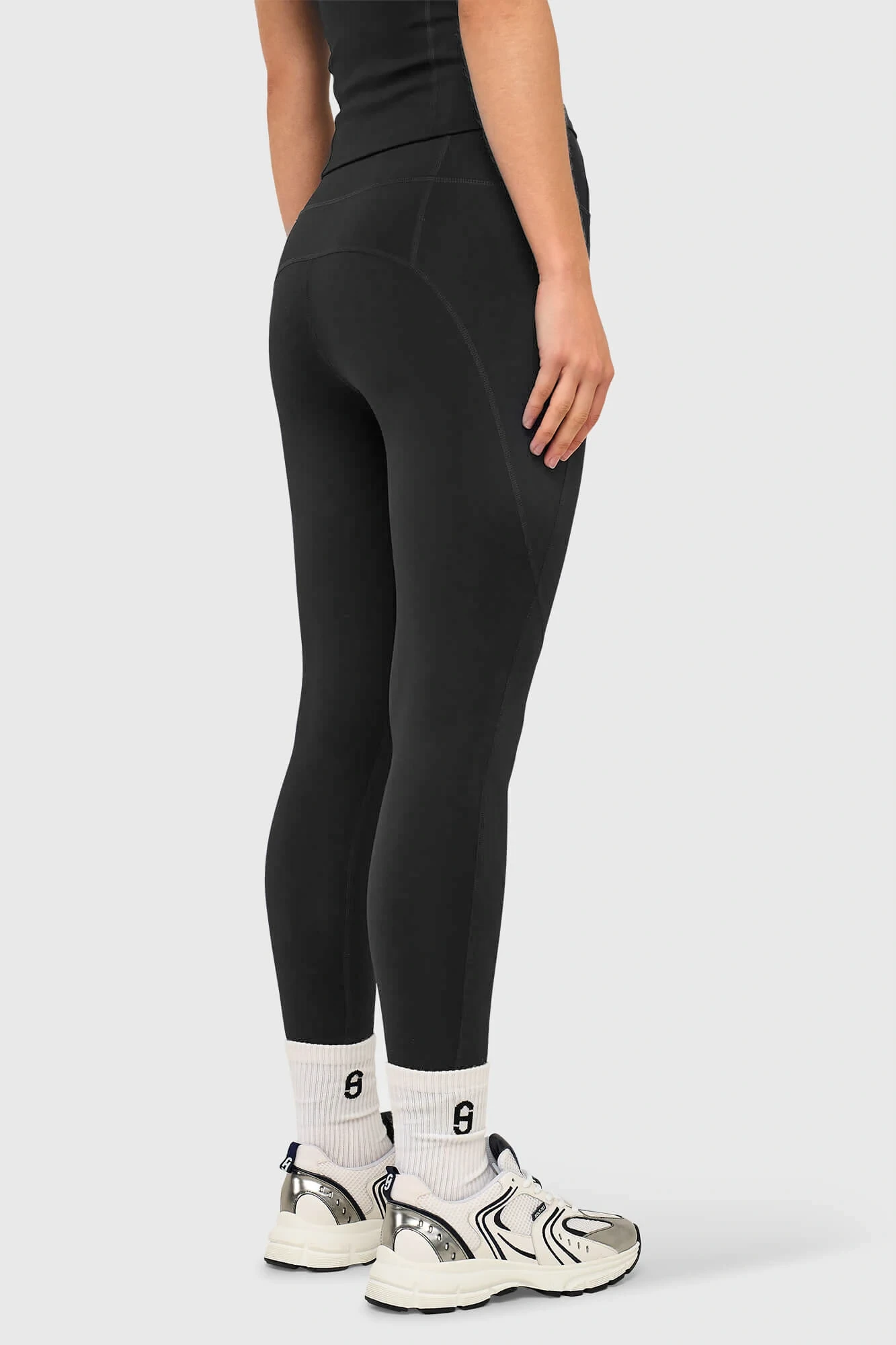 Zwarte Legging Dames Sport Active Wear Ye