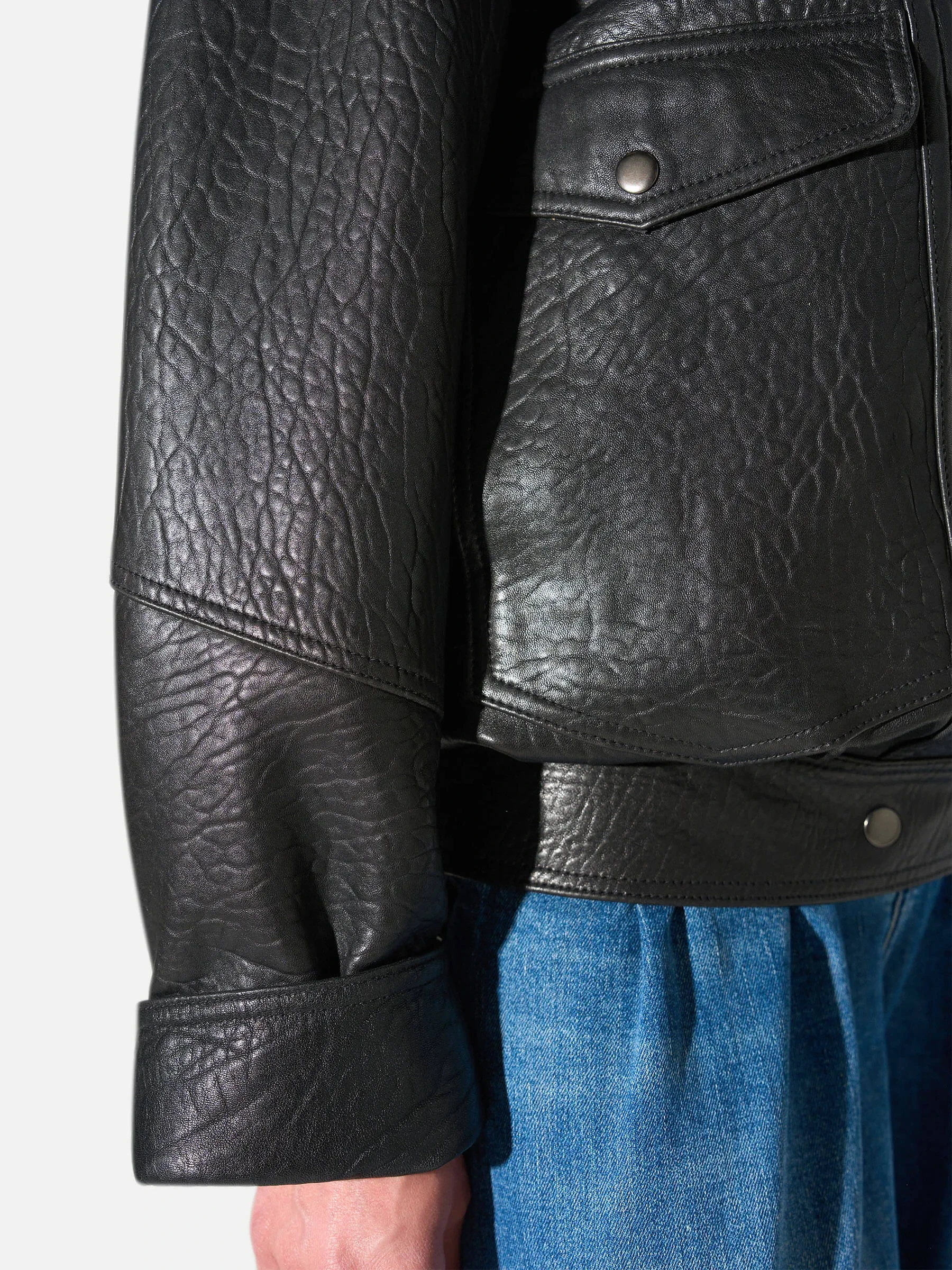 Leren Dames Jack Vintage Pilot Zwart